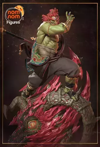 Ganondorf - The Legend of Zelda Tears of the Kingdom 3D print model Ganondorf - The Legend of Zelda Tears of the Kingdom 3D print model