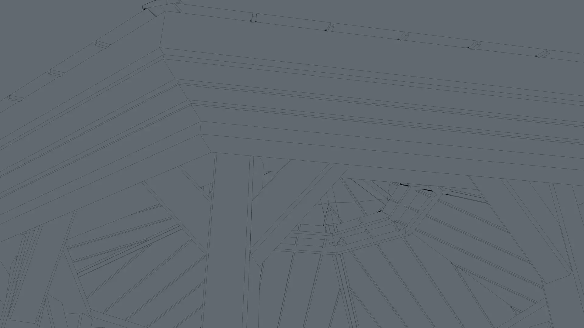 Park Bench and Sunsetshade Set 3D model_20