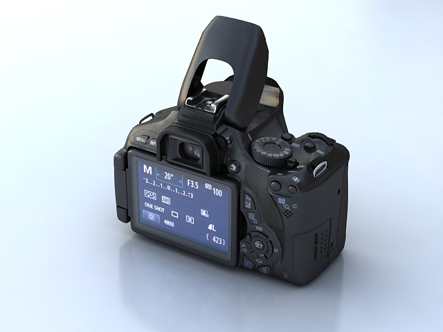 Canon 600D 3D model_4