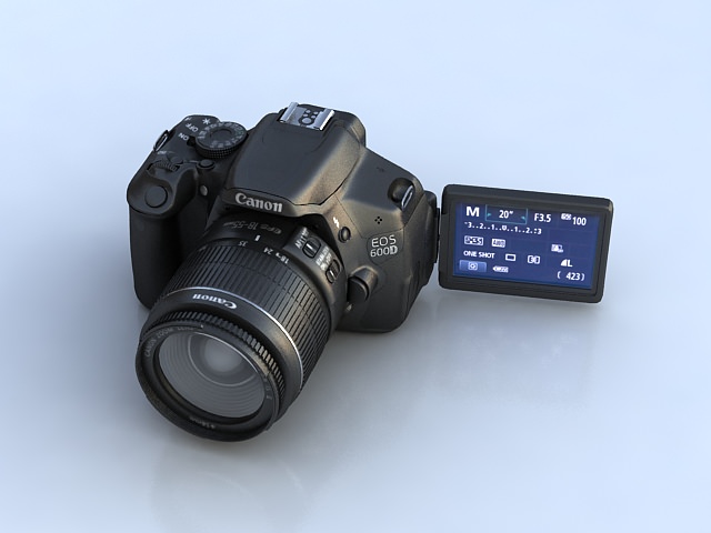 Canon 600D 3D model_2
