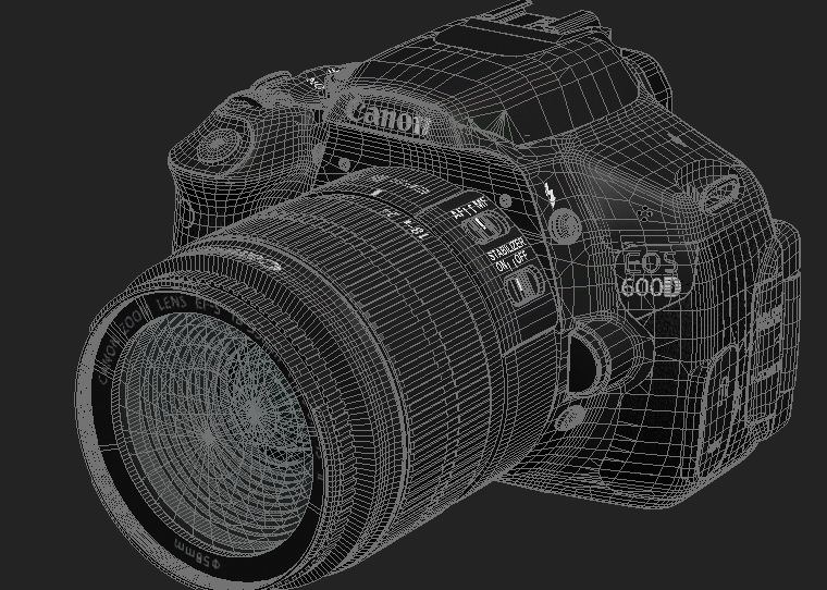 Canon 600D 3D model_10