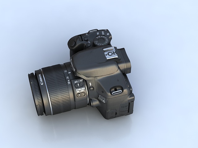 Canon 600D 3D model_1