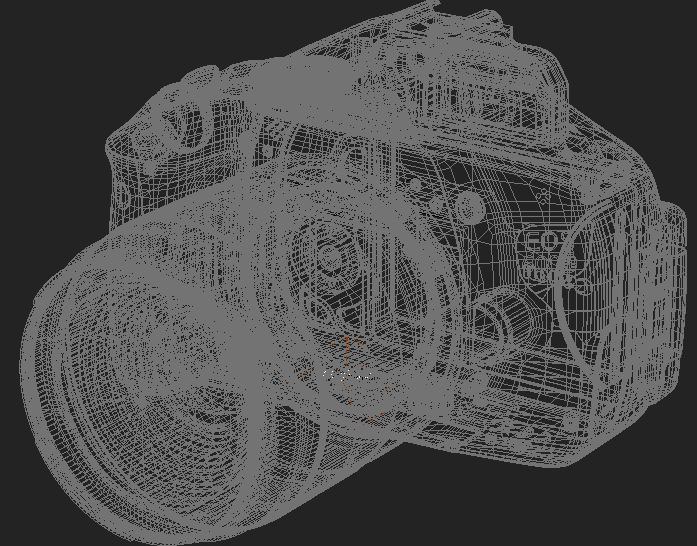 Canon 600D 3D model_11