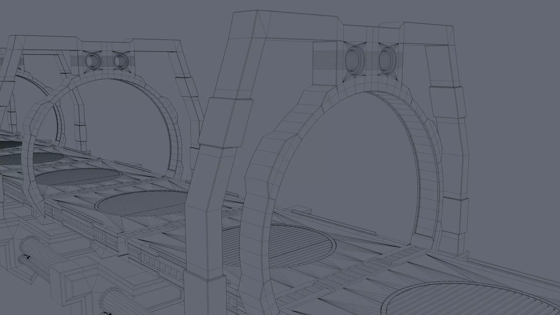 Sci Fi Bridge 3D model_16