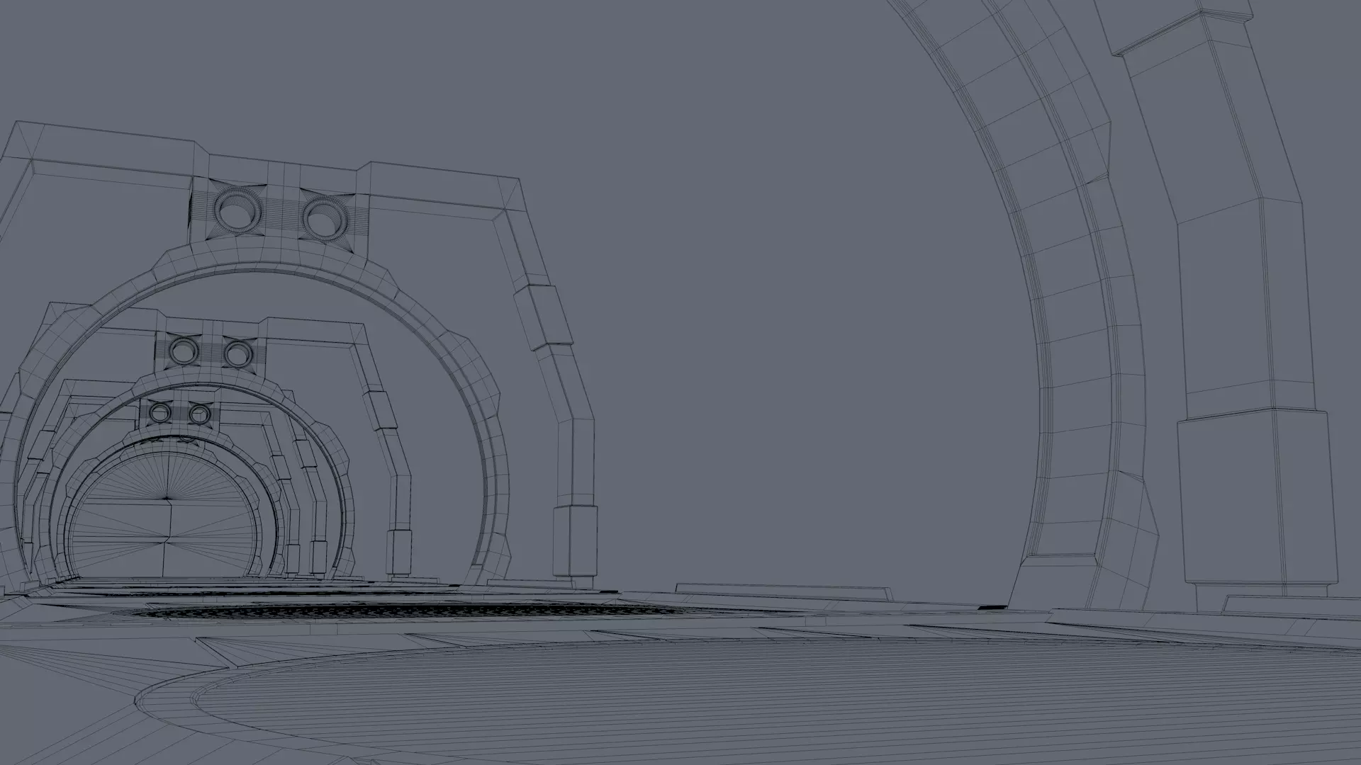 Sci Fi Bridge 3D model_13