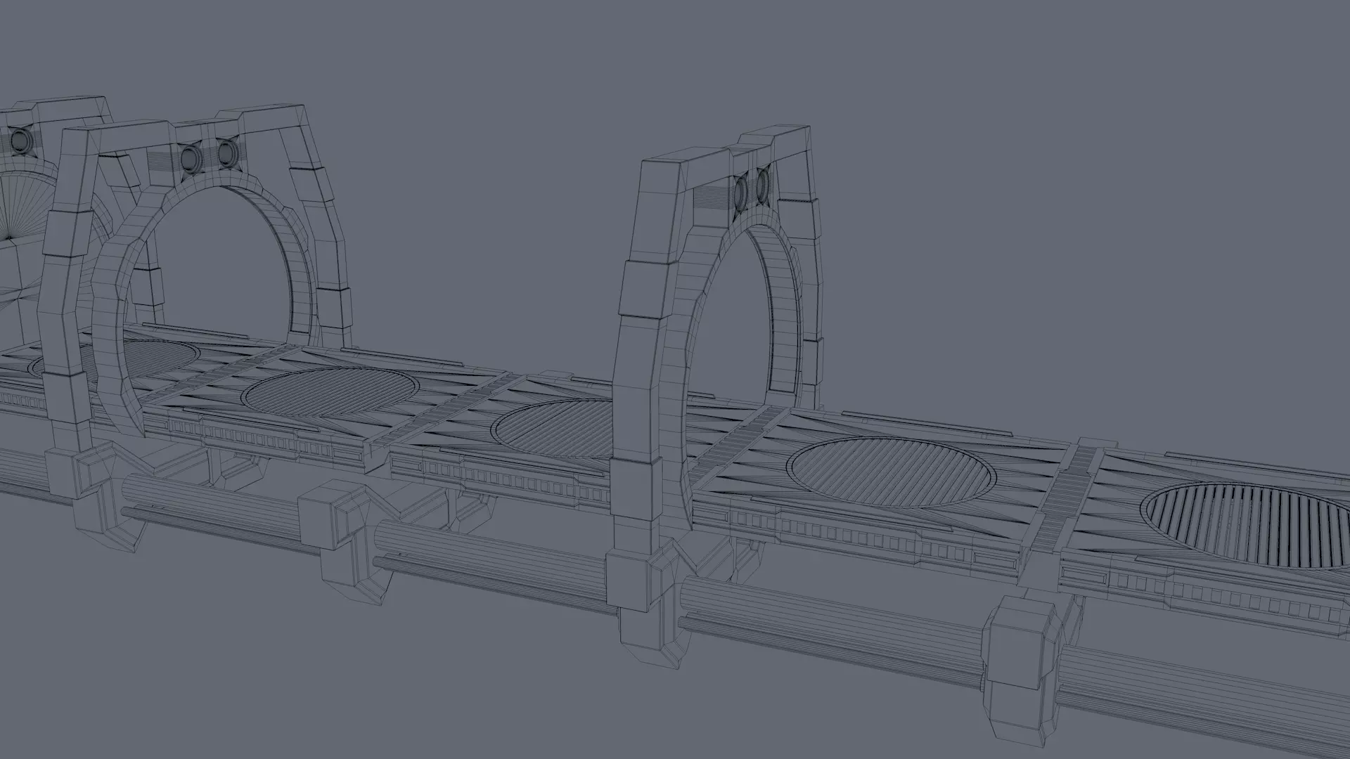 Sci Fi Bridge 3D model_11