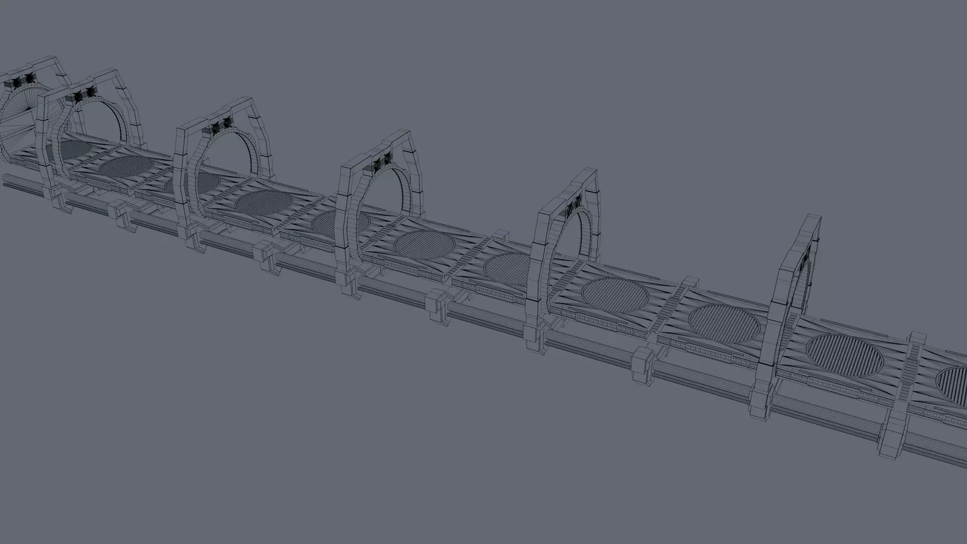 Sci Fi Bridge 3D model_14