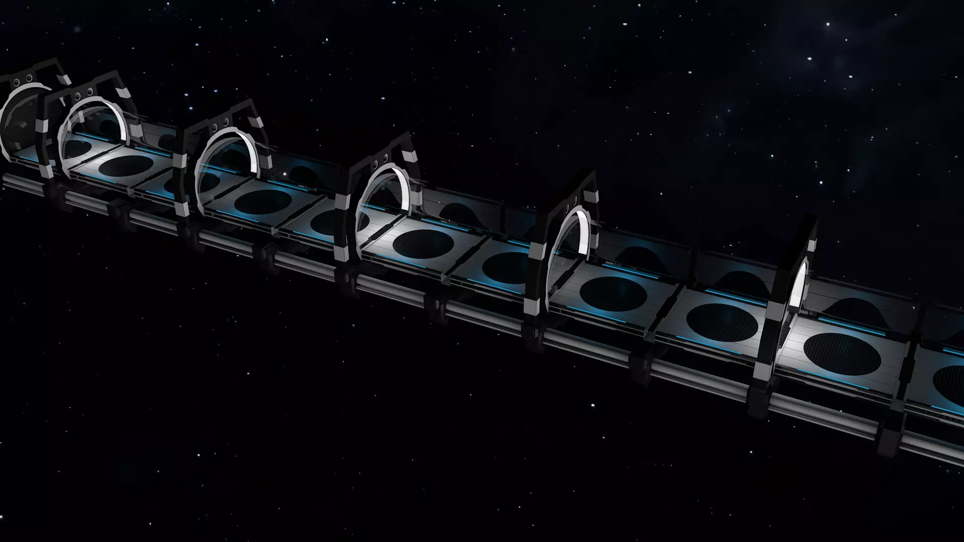 Sci Fi Bridge 3D model_0