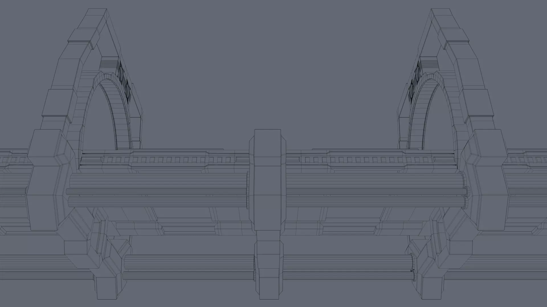 Sci Fi Bridge 3D model_20