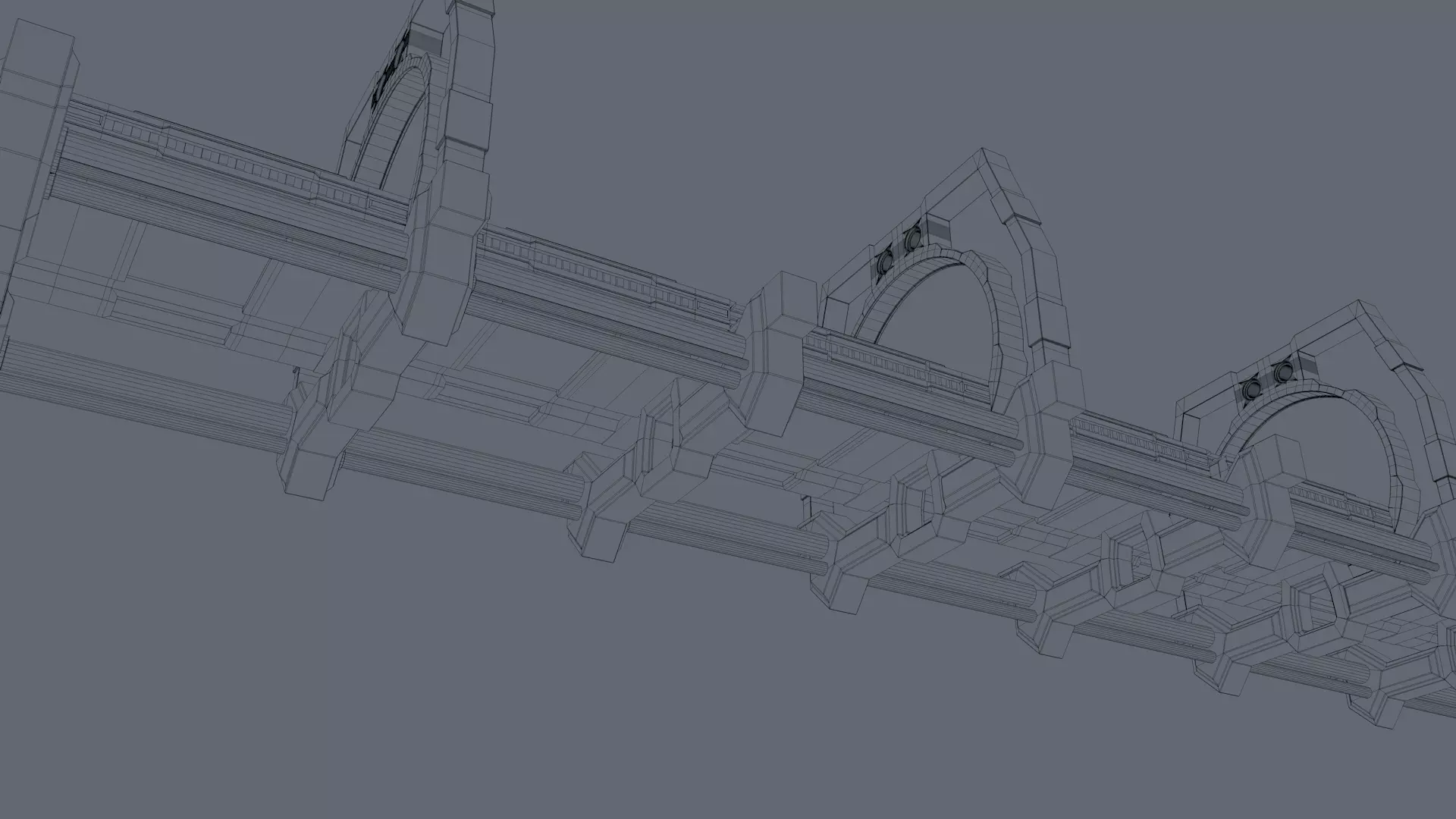 Sci Fi Bridge 3D model_21