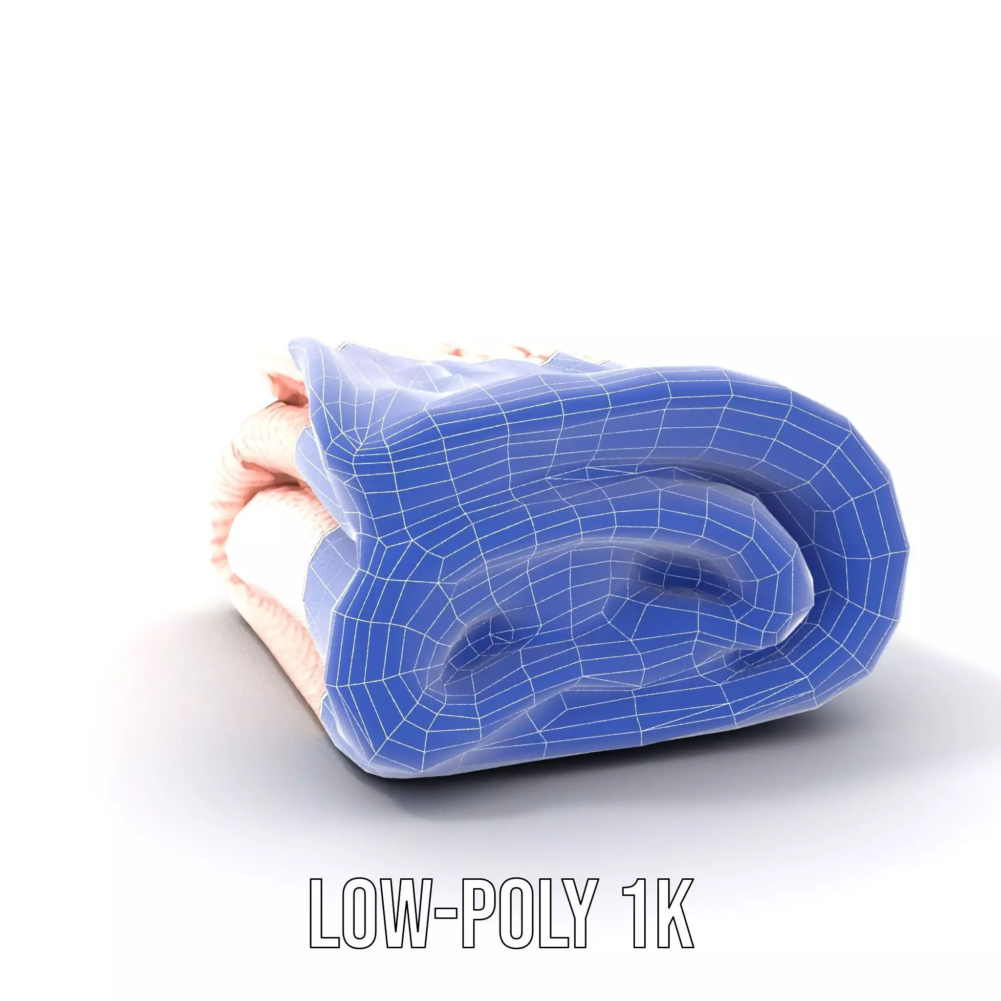 Soft Knitted Blanket model pack Low-poly 3D model_32