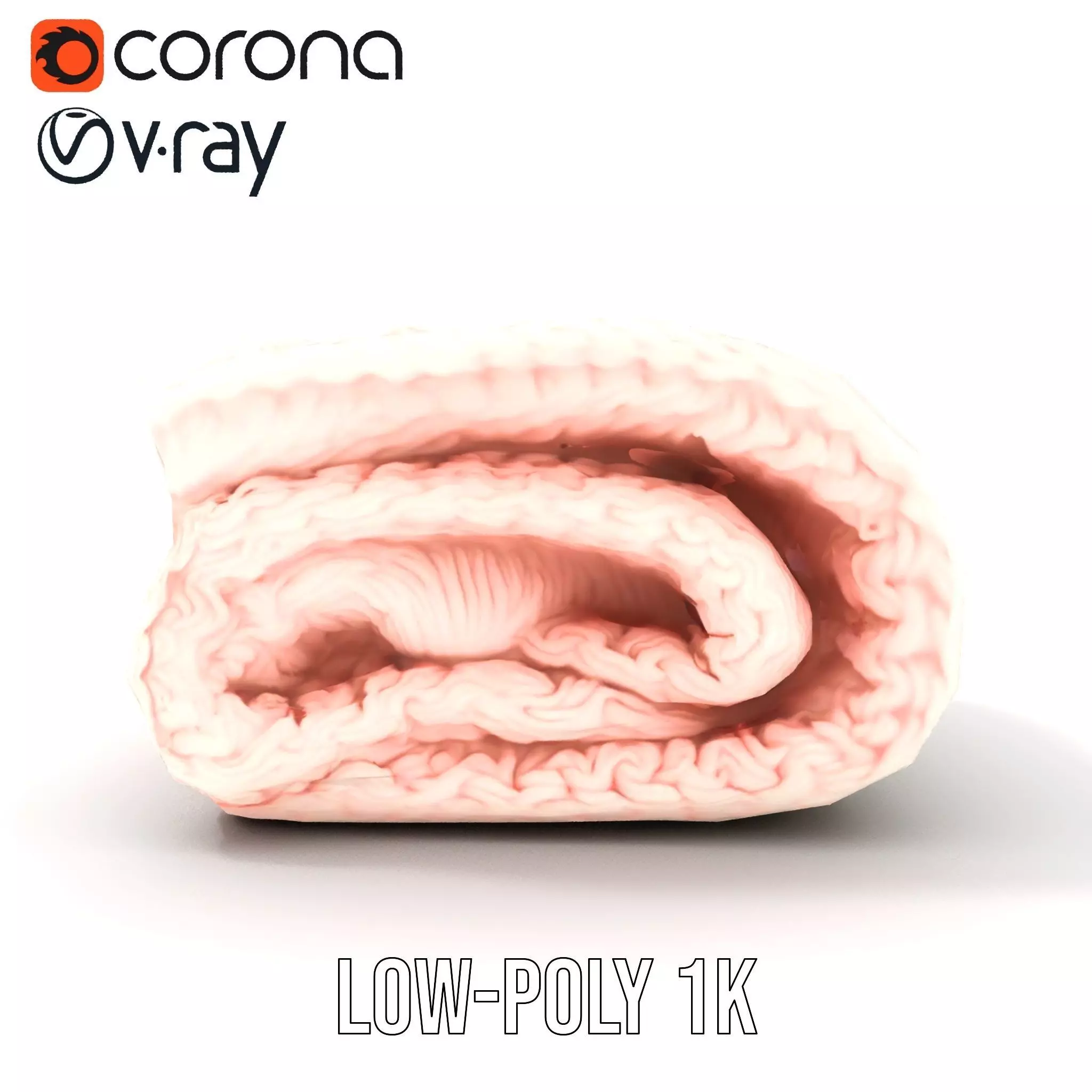 Soft Knitted Blanket model pack Low-poly 3D model_15