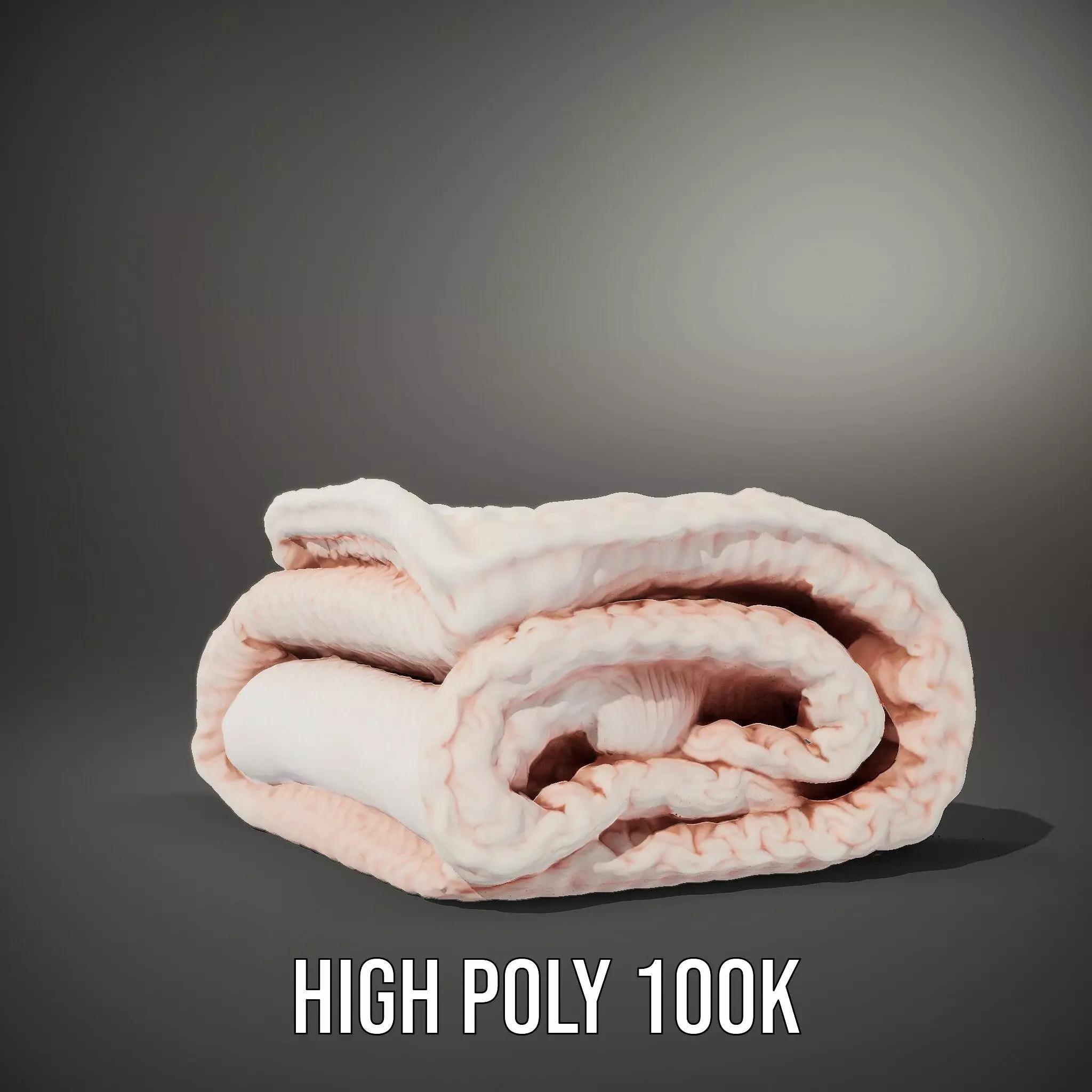 Soft Knitted Blanket model pack Low-poly 3D model_11