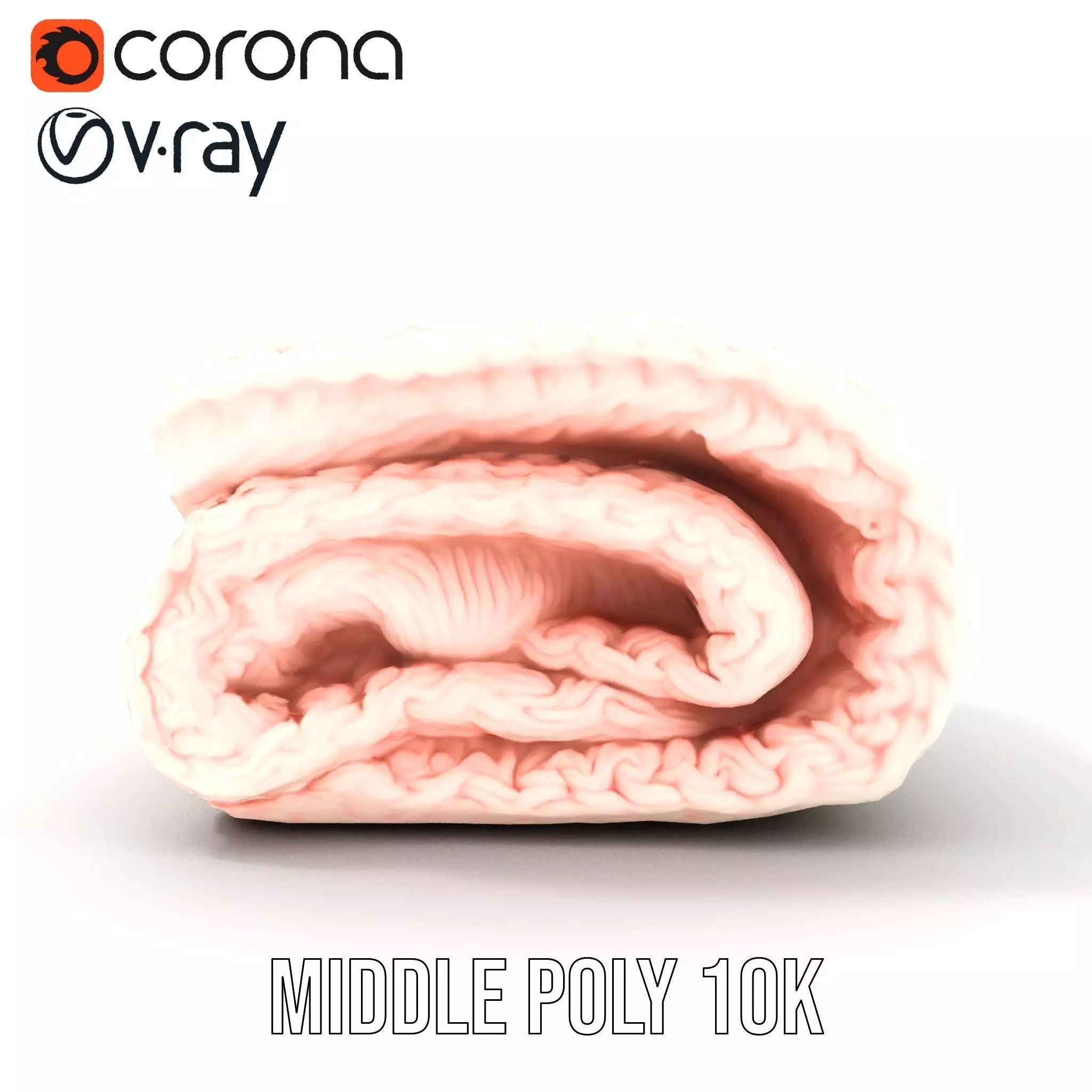 Soft Knitted Blanket model pack Low-poly 3D model_12
