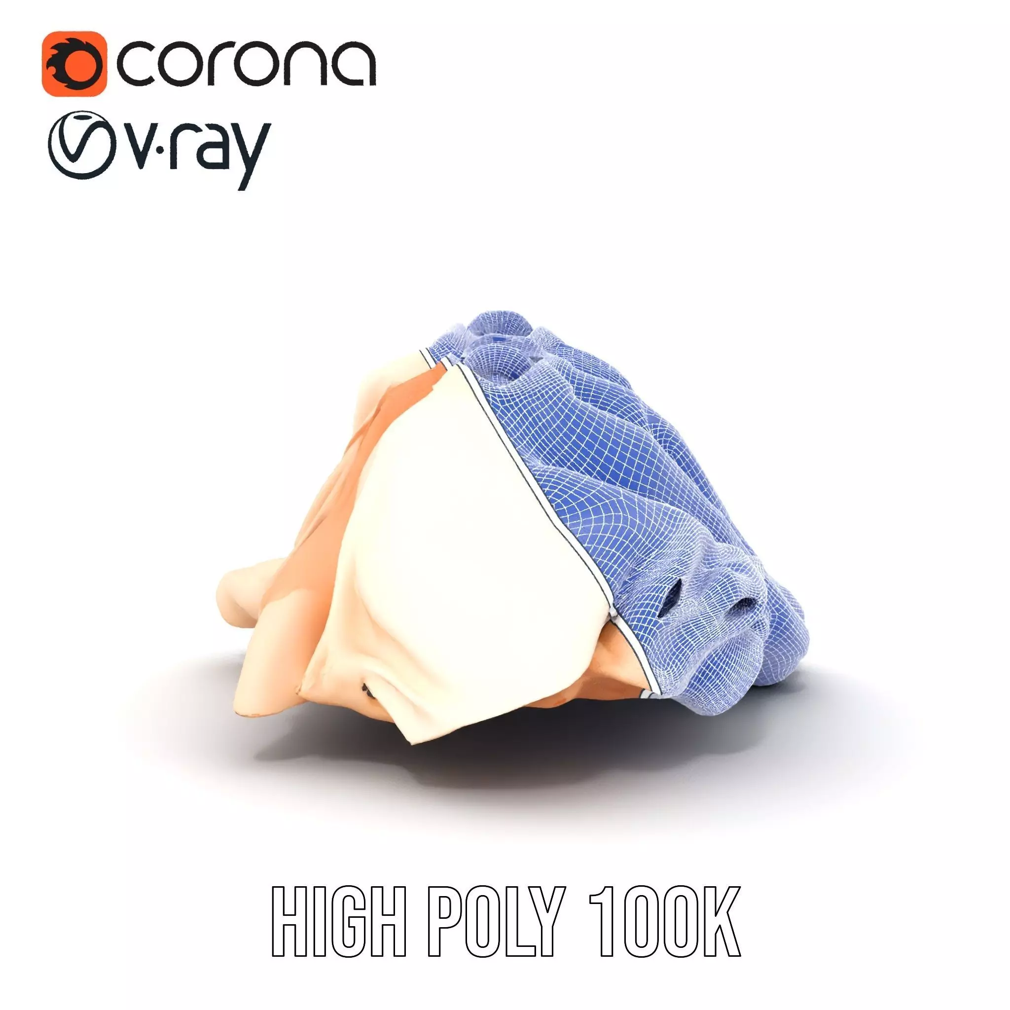 Elegant Beige Shirts model pack Low-poly 3D model_32