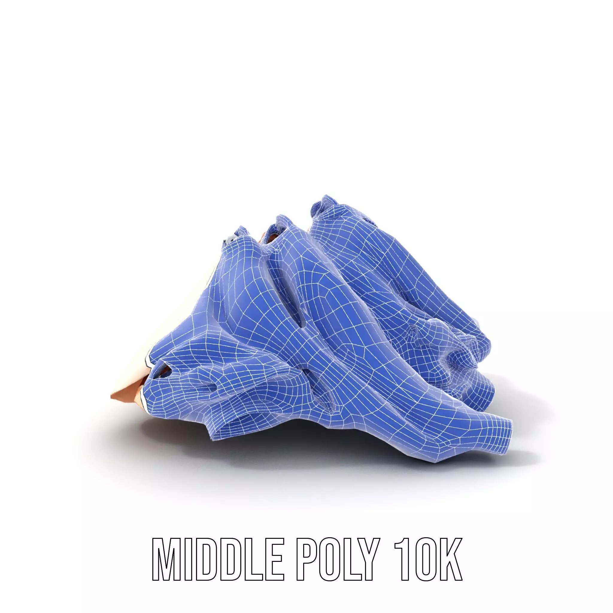 Elegant Beige Shirts model pack Low-poly 3D model_19