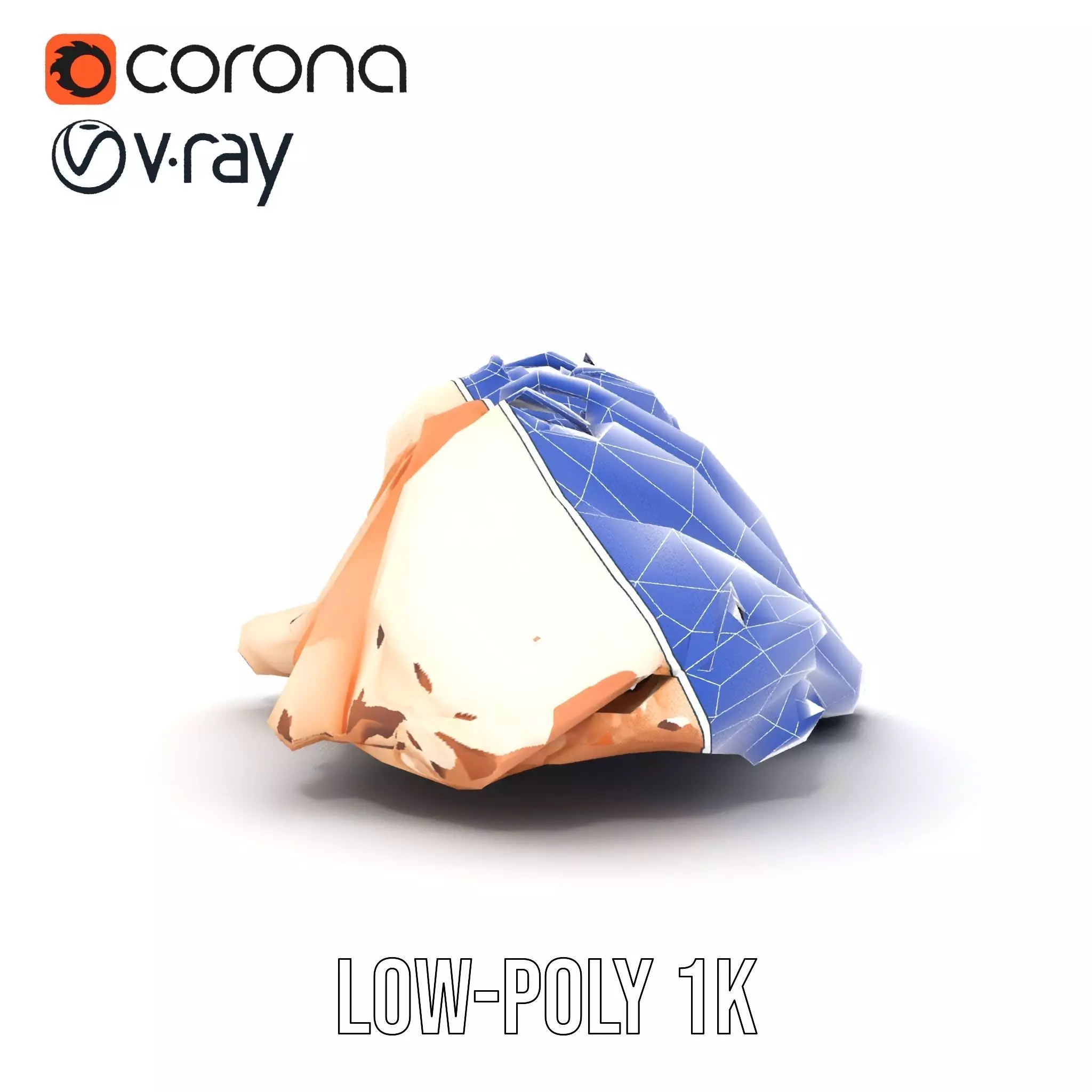 Elegant Beige Shirts model pack Low-poly 3D model_28