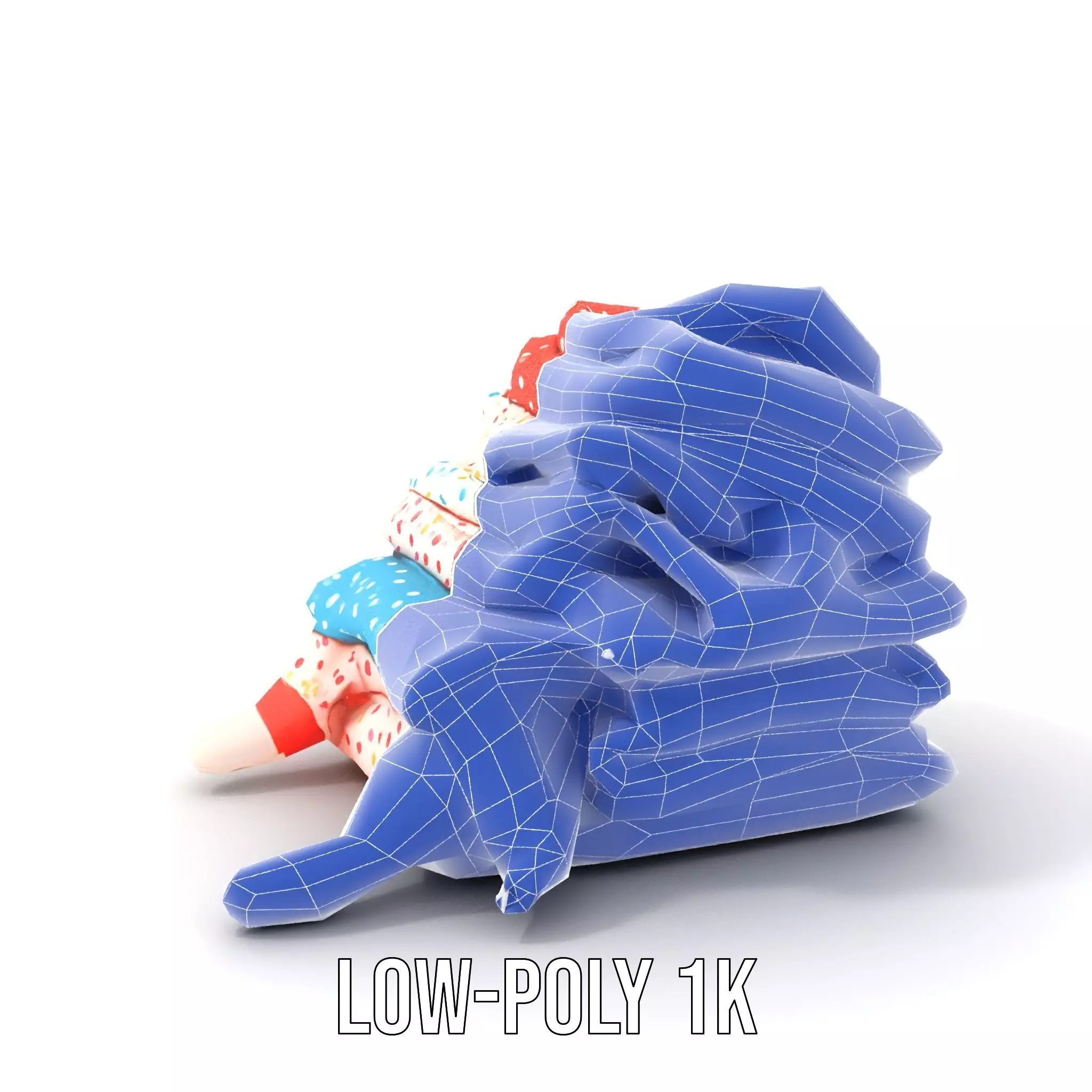 Colorful Polka Dot Fabric model pack Texture_9