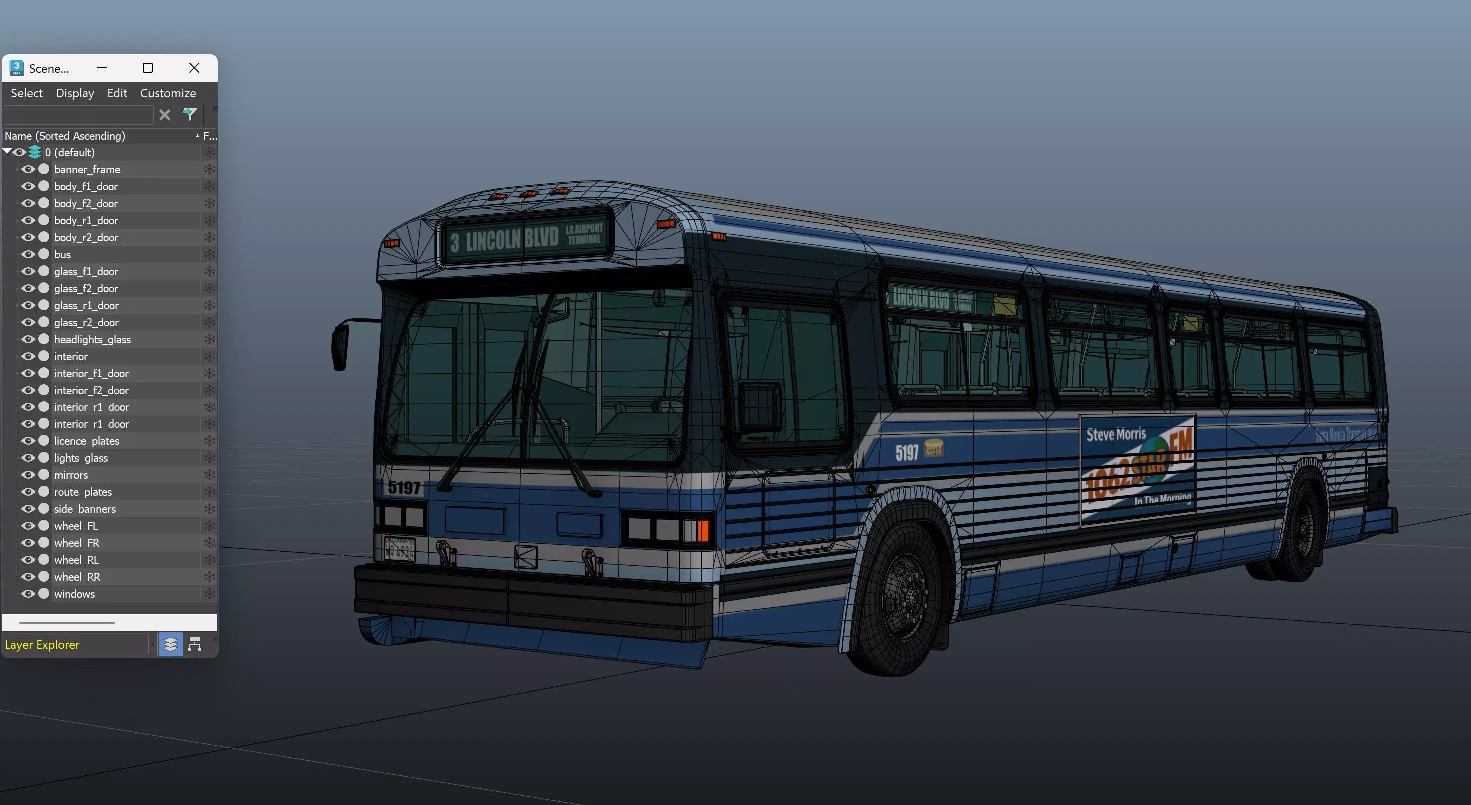 City Bus Low-poly 3D model_52