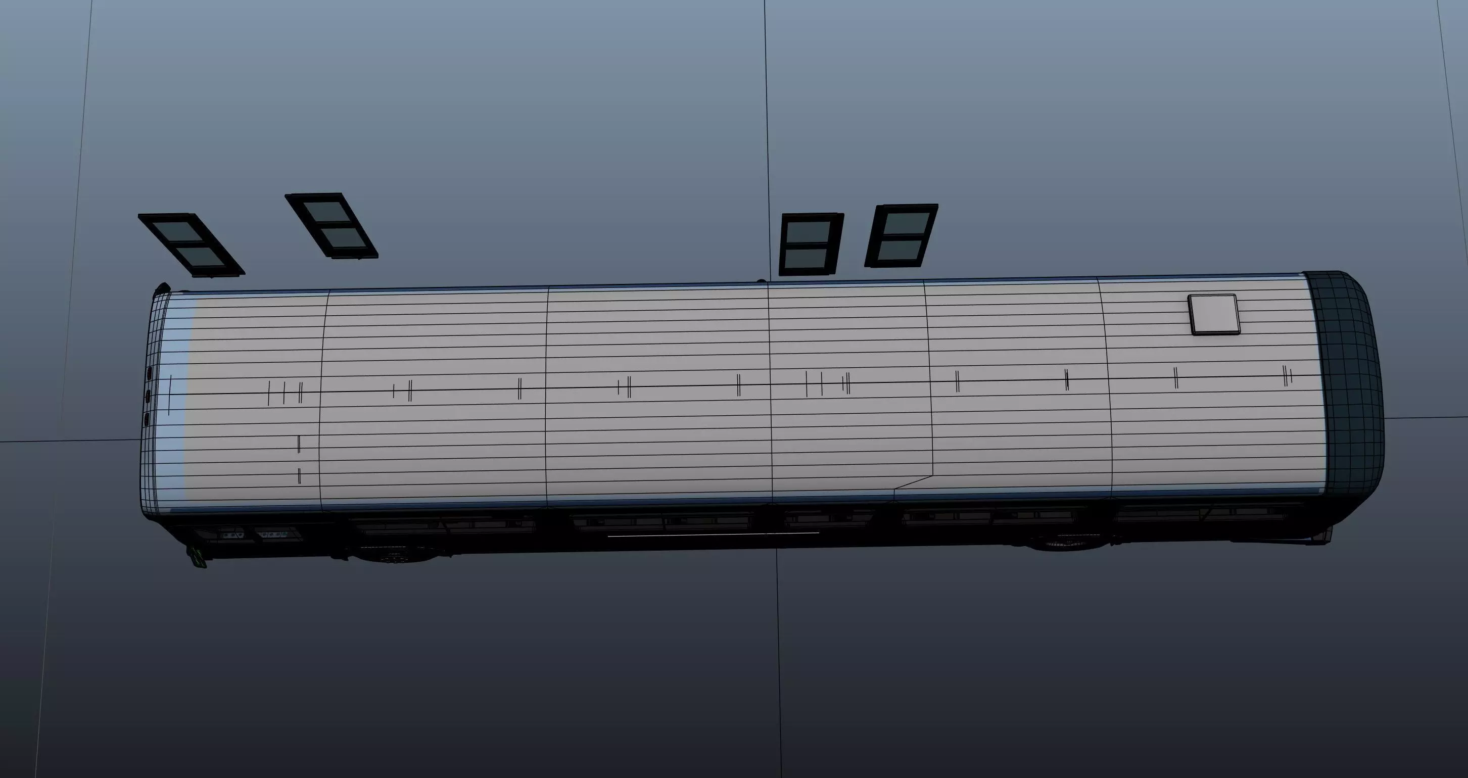 City Bus Low-poly 3D model_54