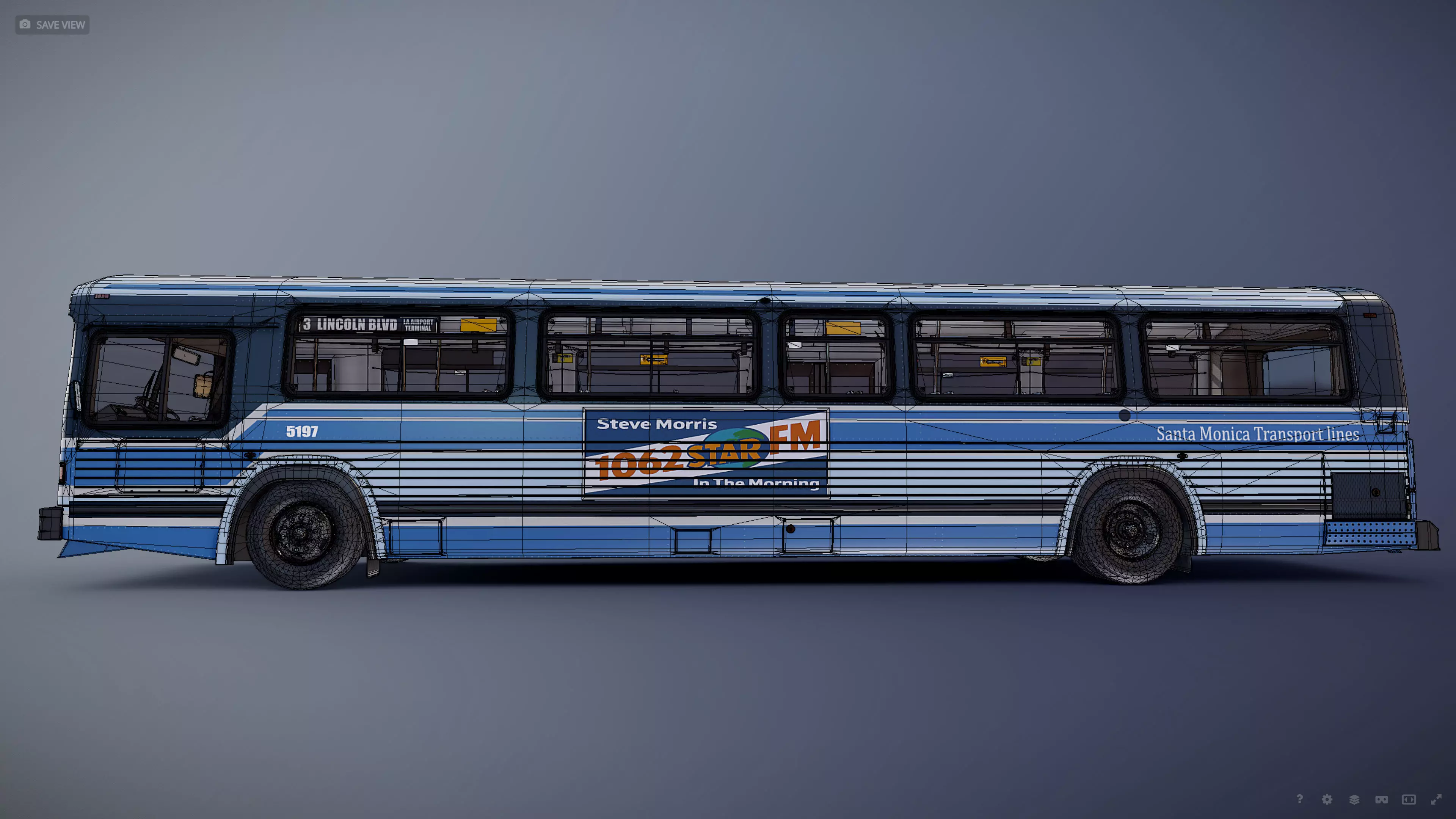 City Bus Low-poly 3D model_36
