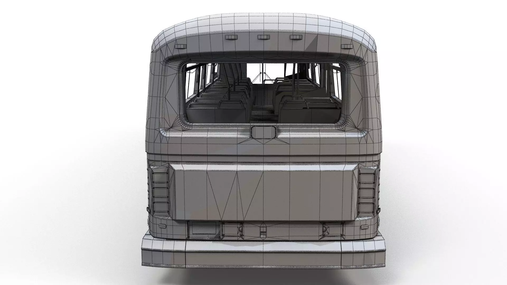 City Bus Low-poly 3D model_16