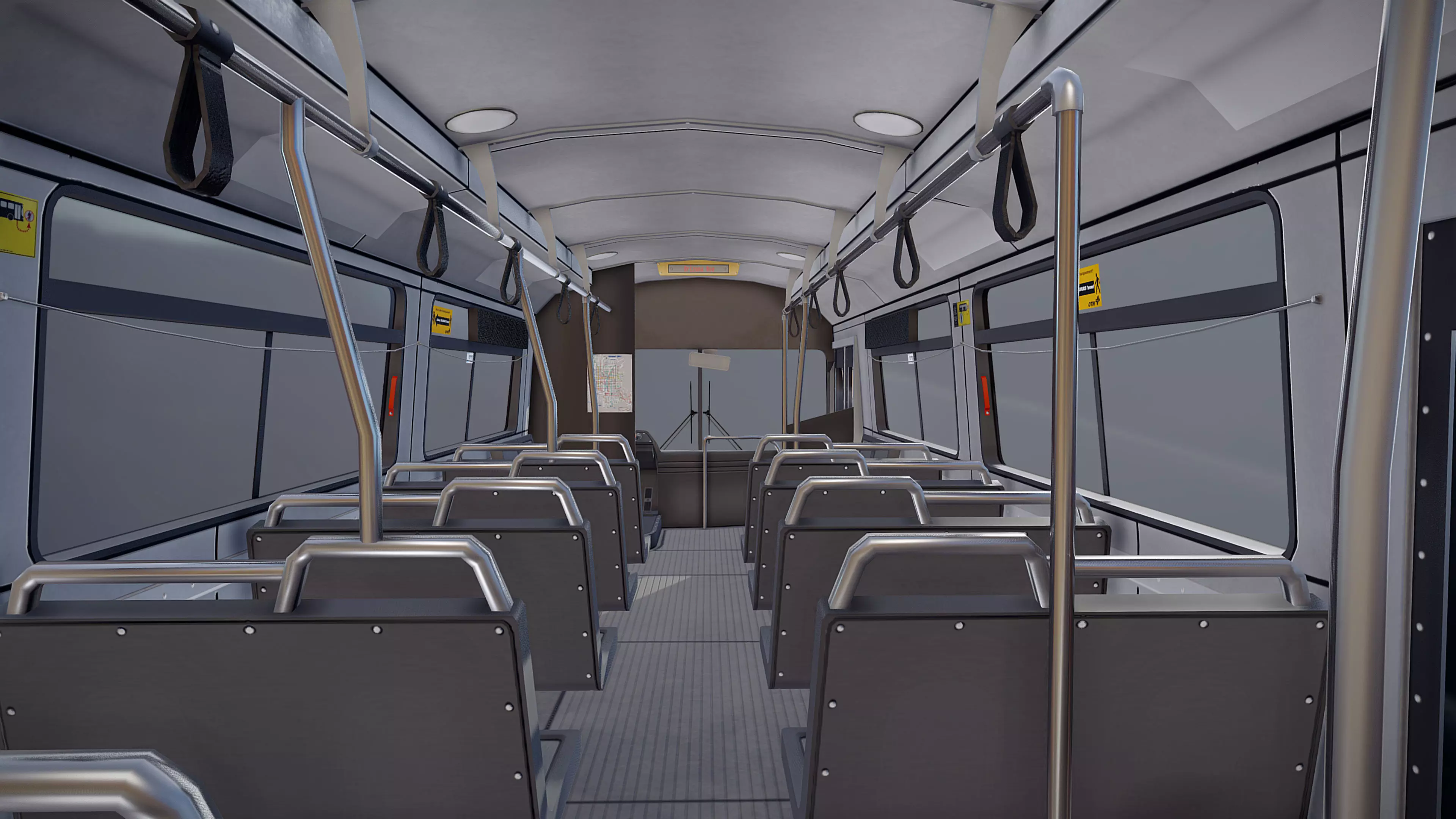City Bus Low-poly 3D model_30