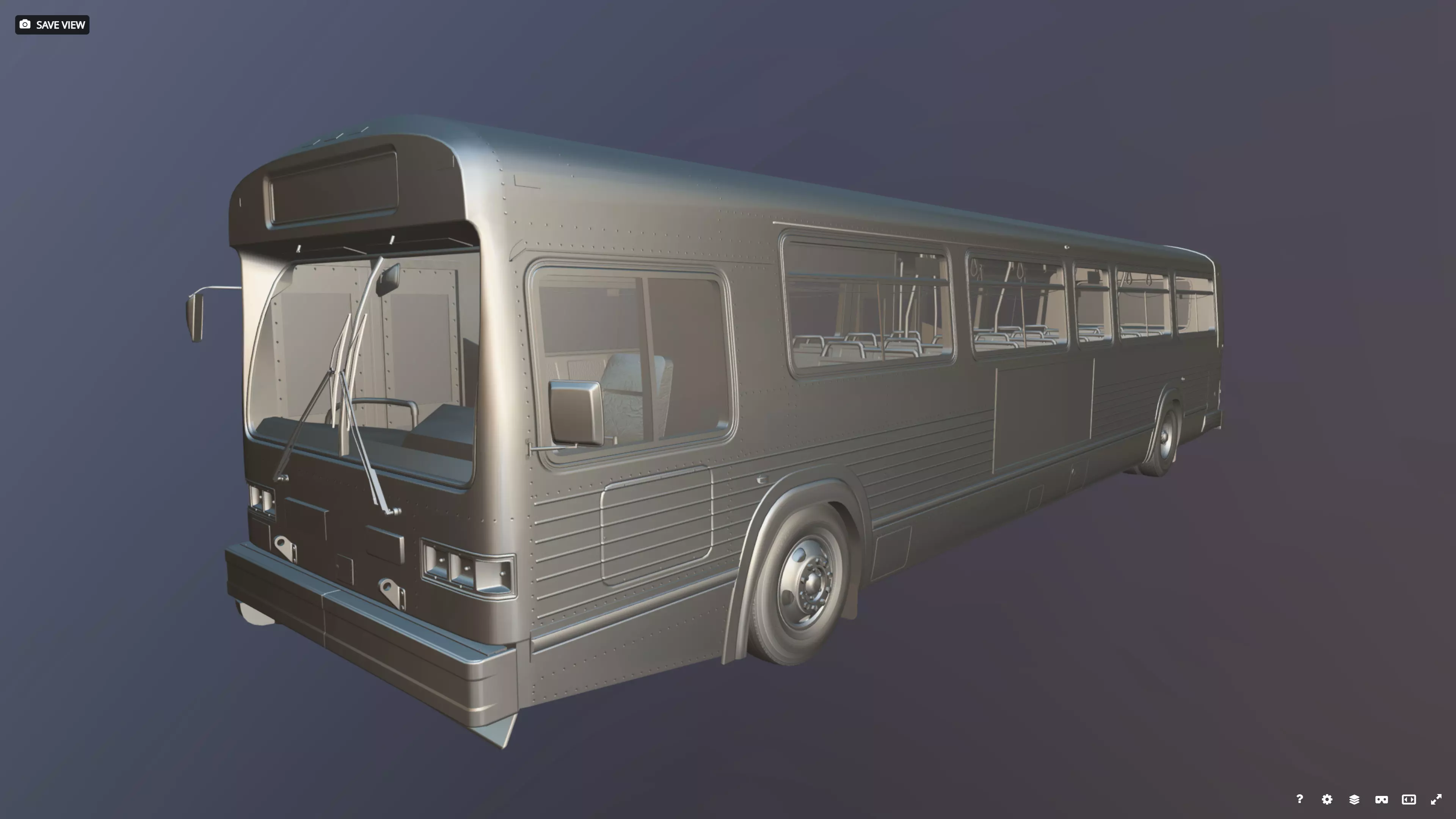 City Bus Low-poly 3D model_43