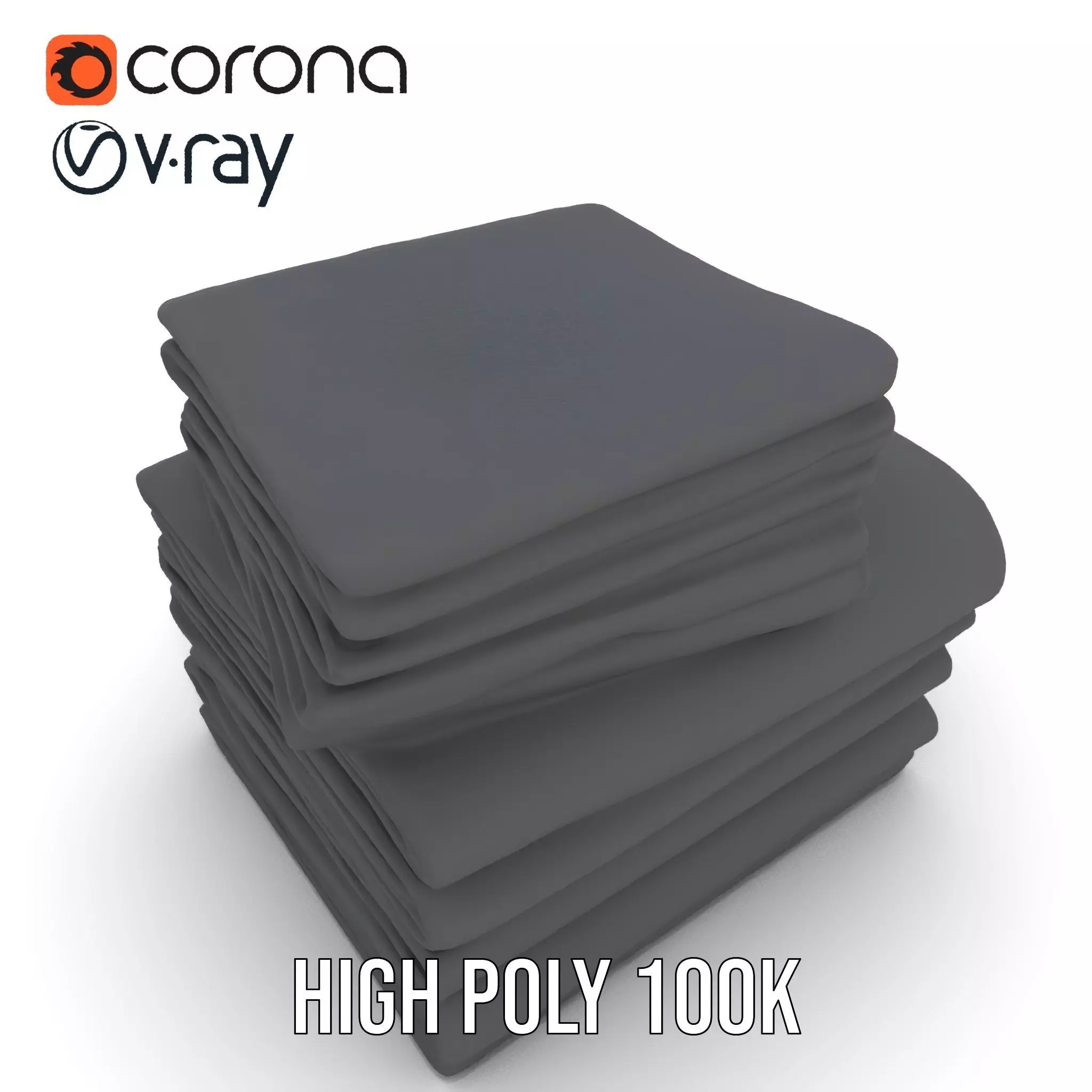 Black Cloth Stack model pack Texture_23