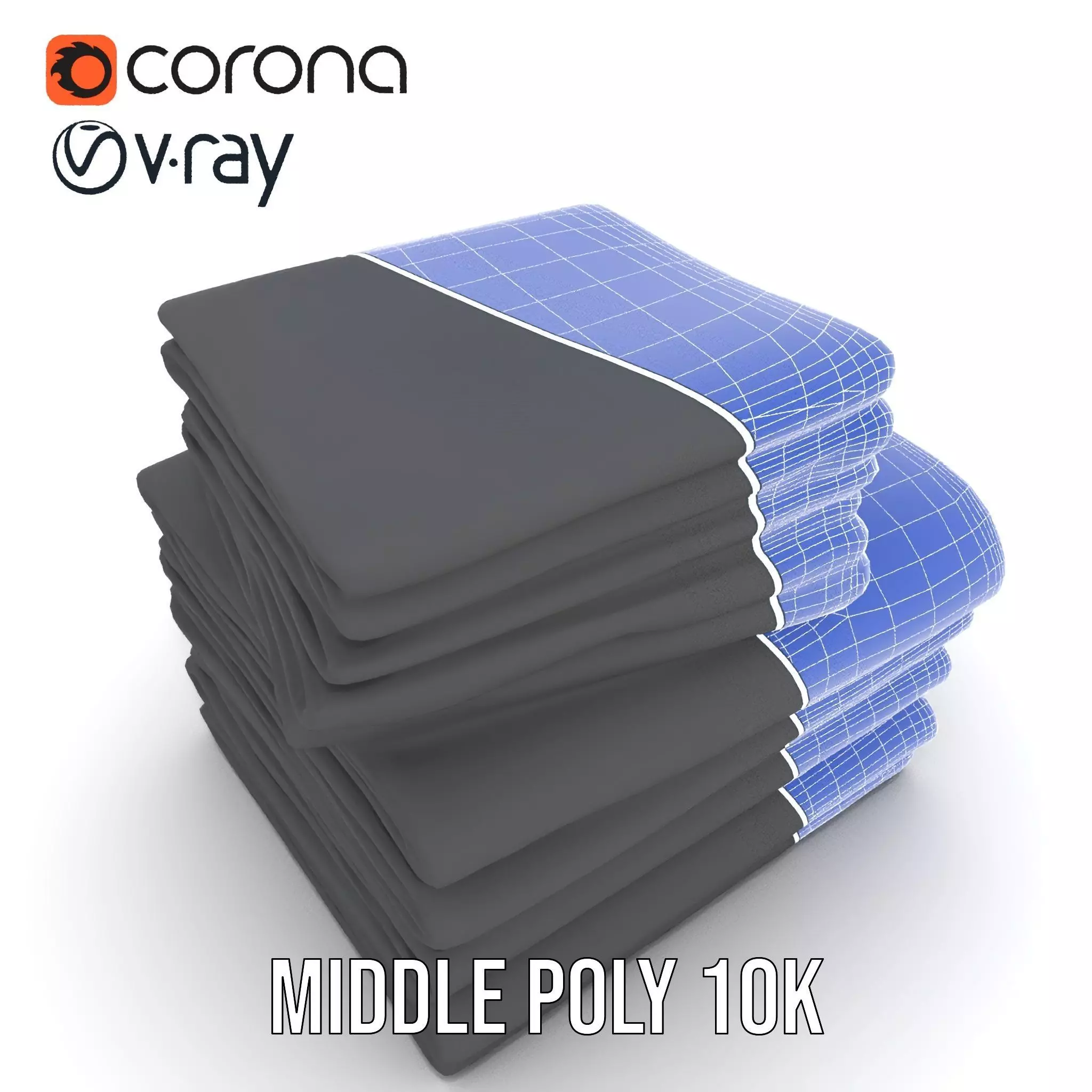 Black Cloth Stack model pack Texture_26