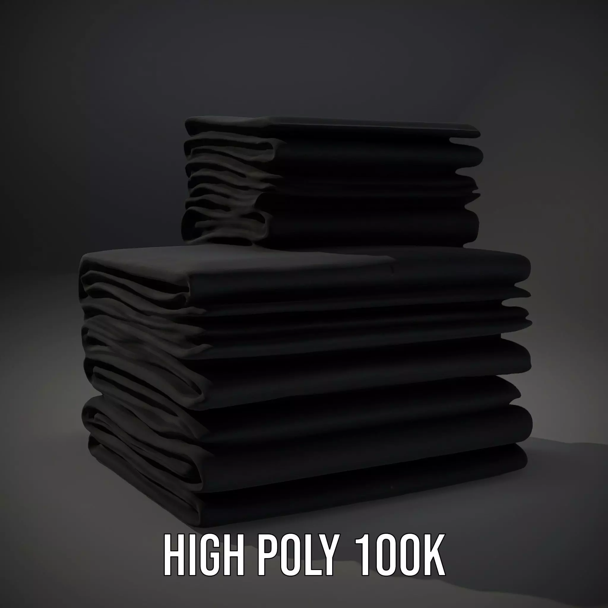 Black Cloth Stack model pack Texture_10