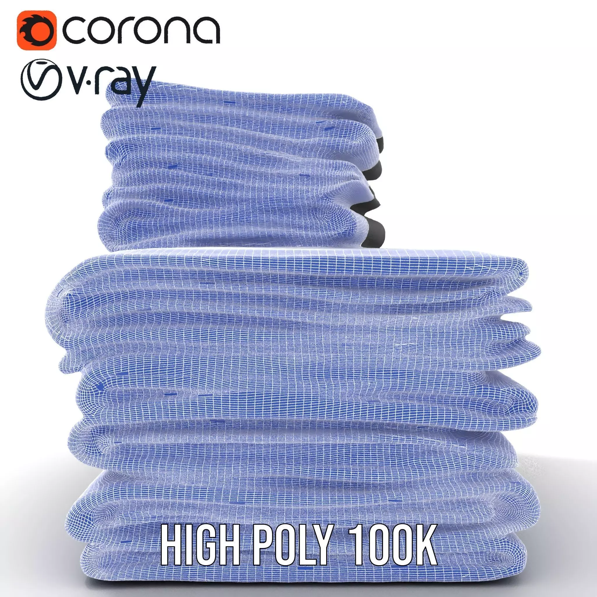 Black Cloth Stack model pack Texture_34