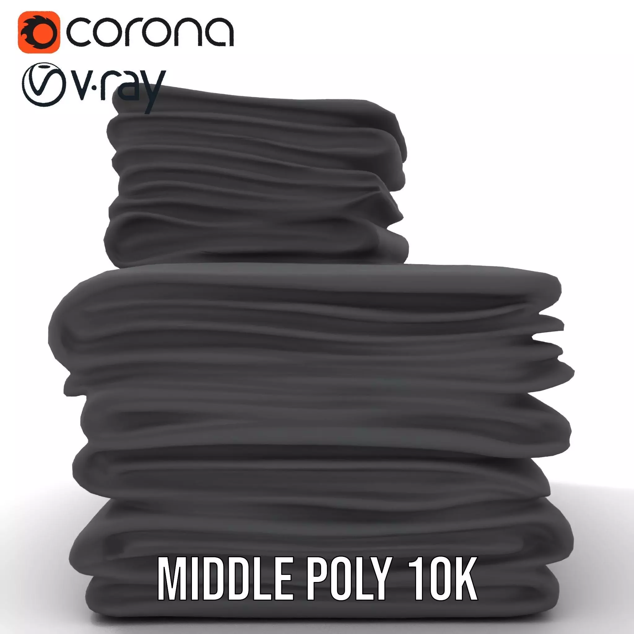 Black Cloth Stack model pack Texture_6