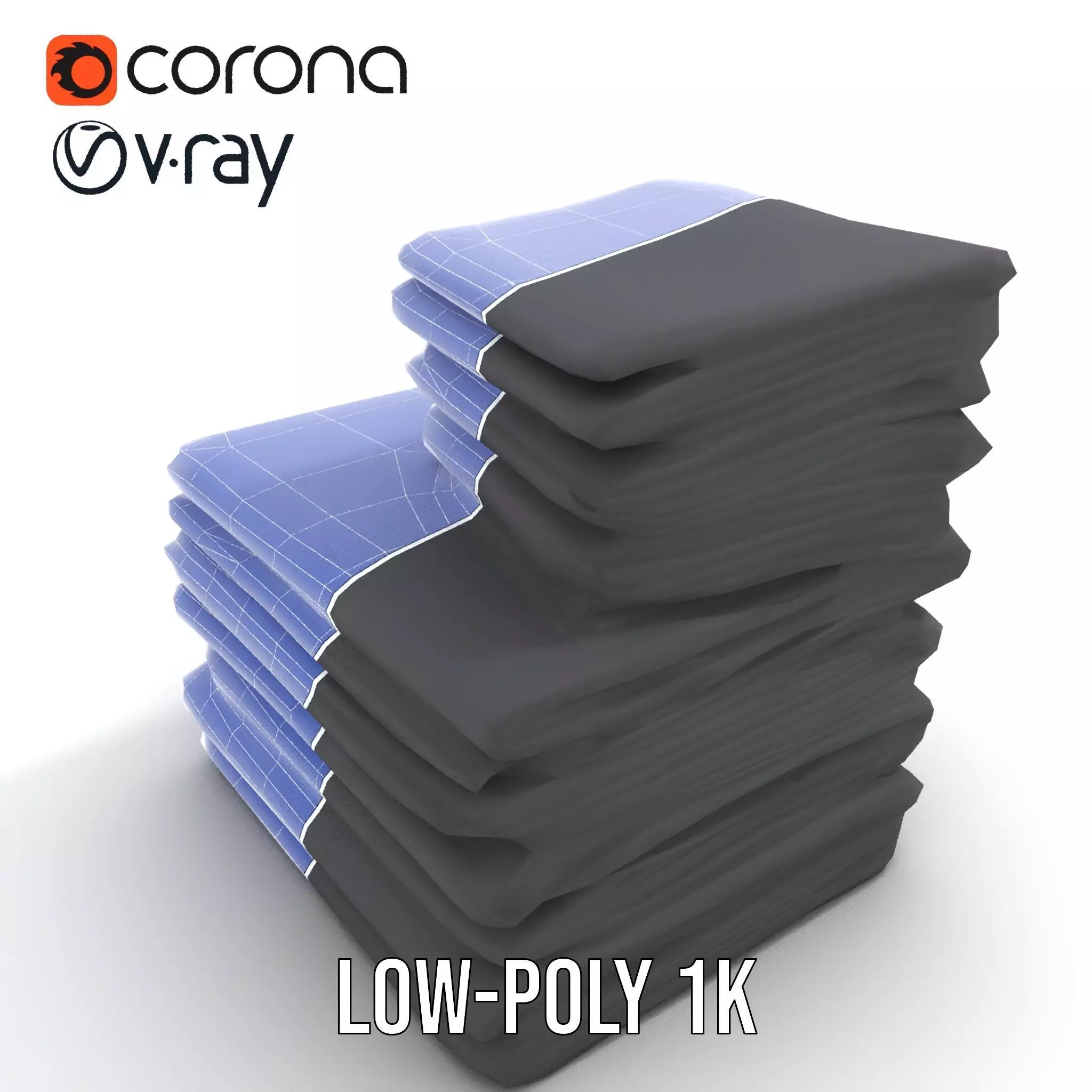 Black Cloth Stack model pack Texture_20