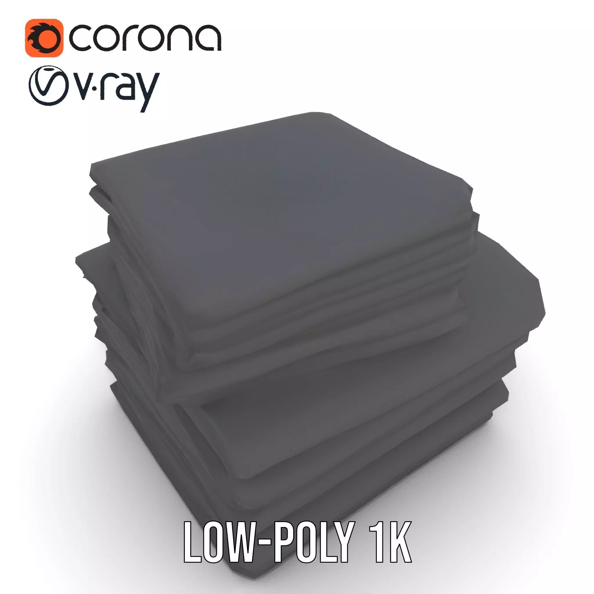 Black Cloth Stack model pack Texture_12