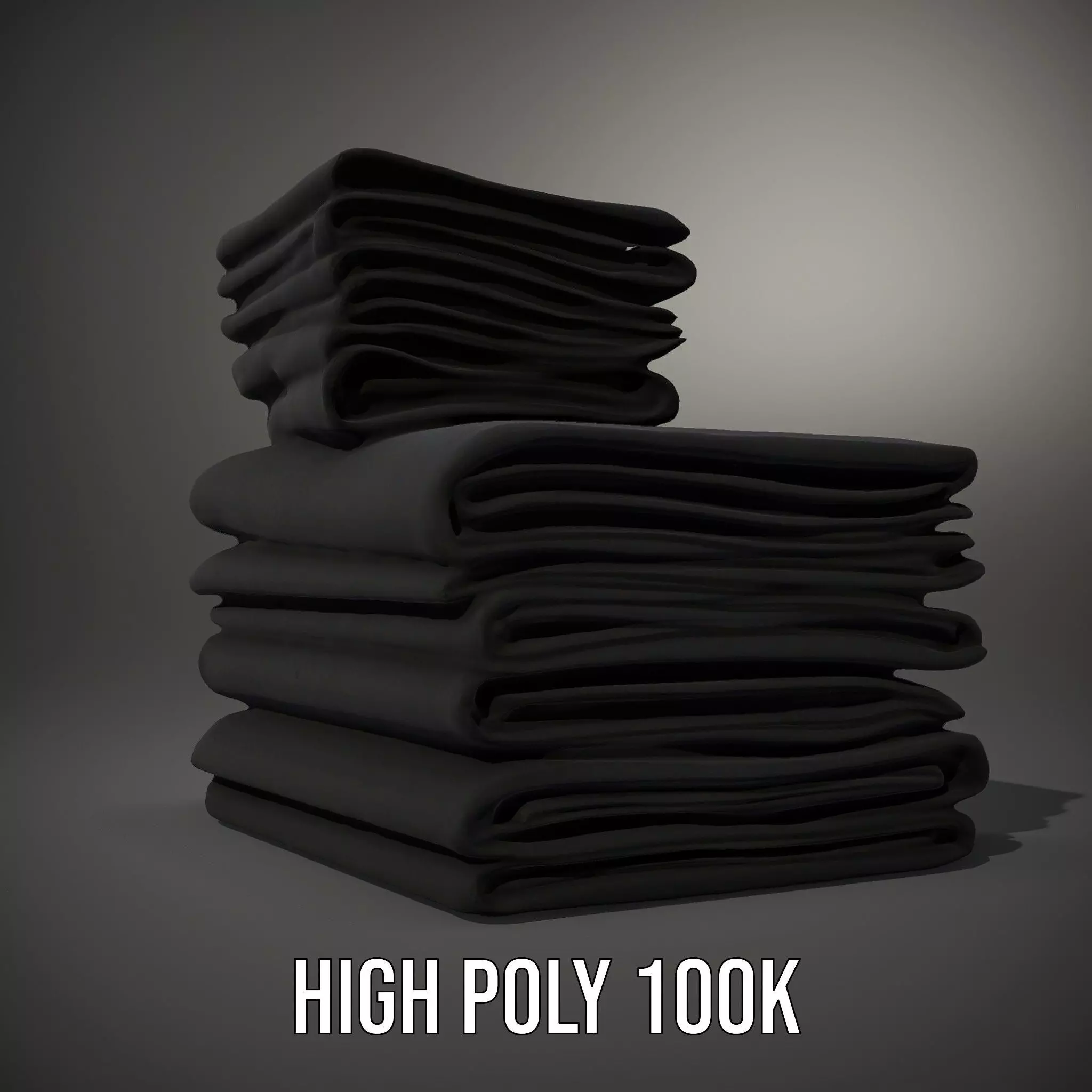 Black Cloth Stack model pack Texture_8