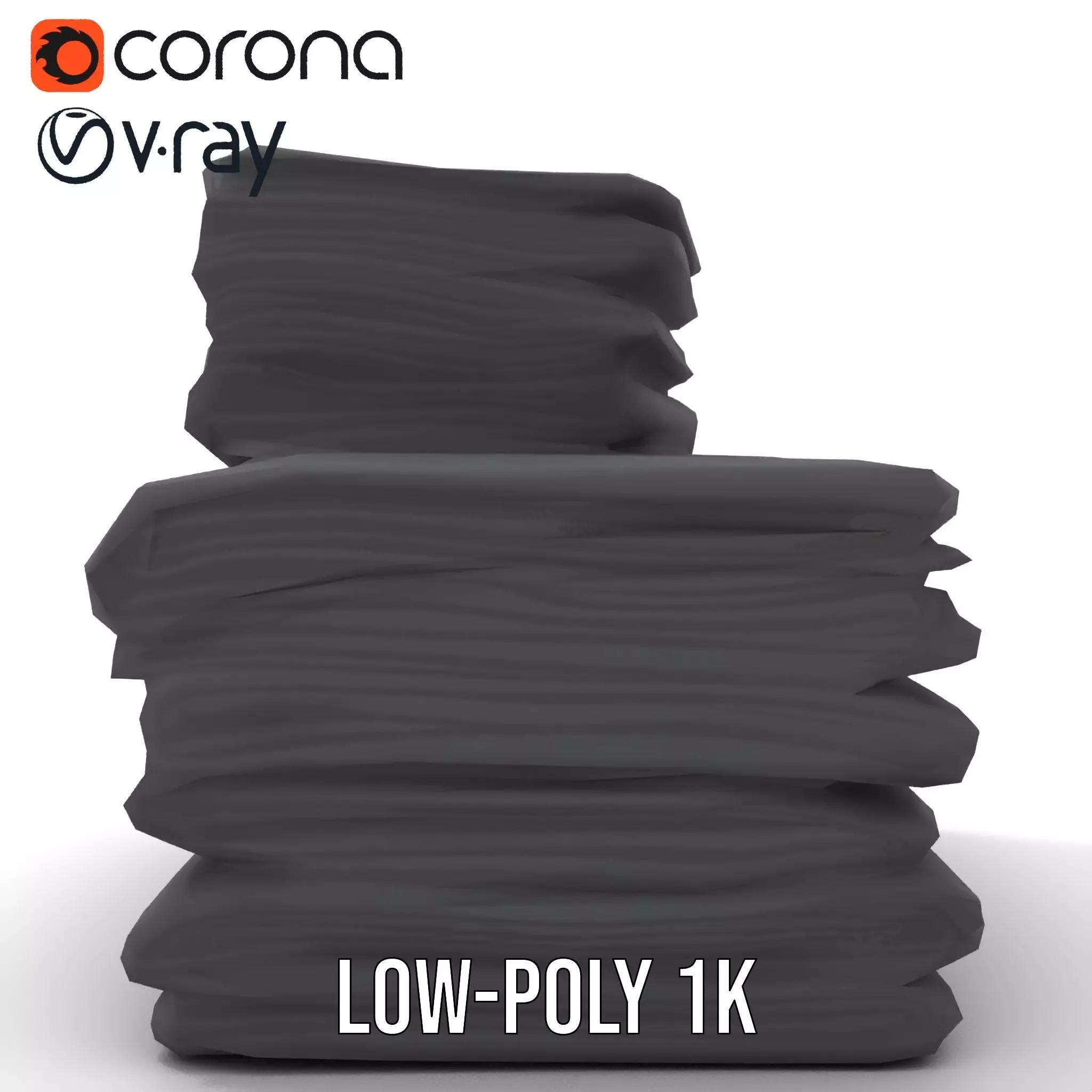 Black Cloth Stack model pack Texture_22