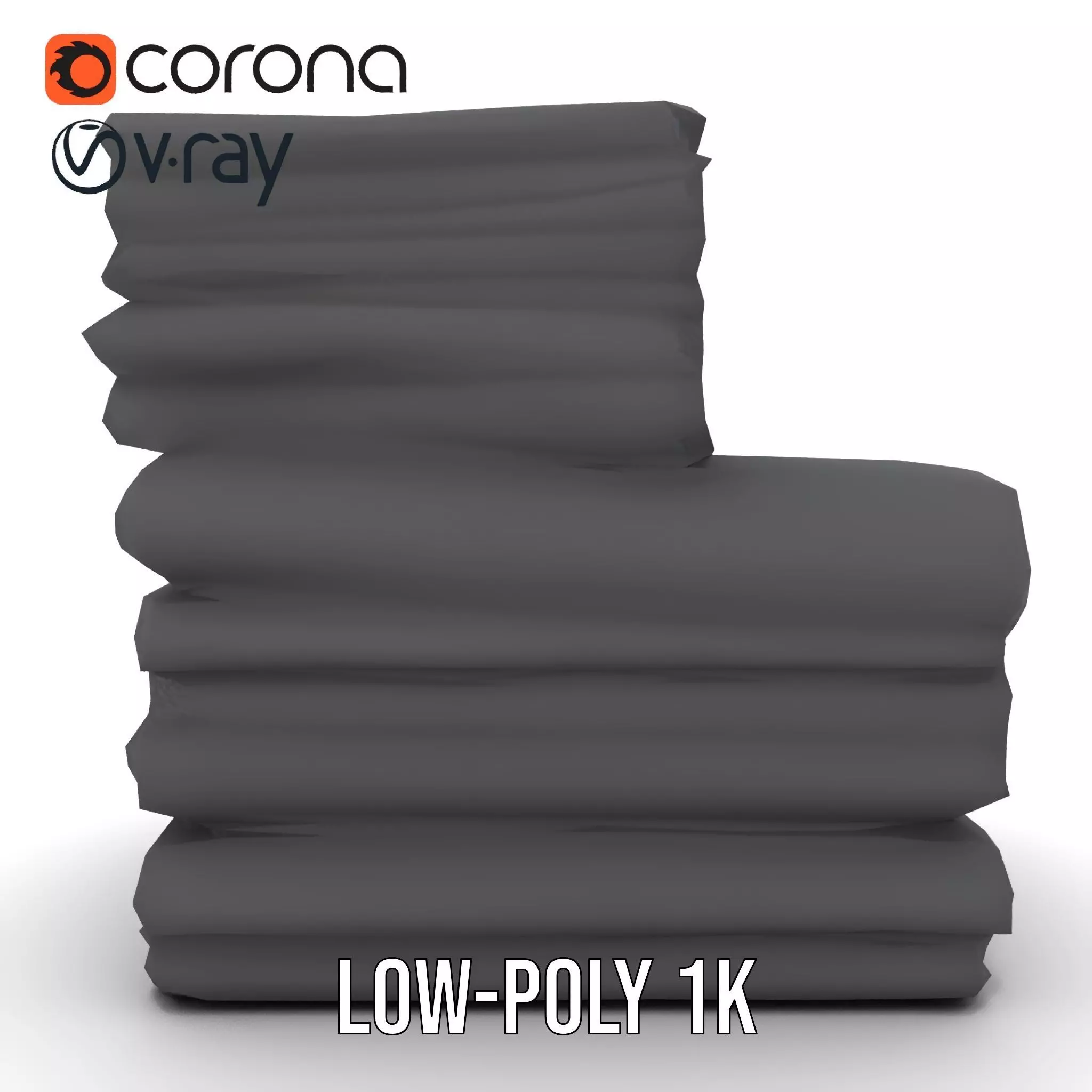 Black Cloth Stack model pack Texture_17