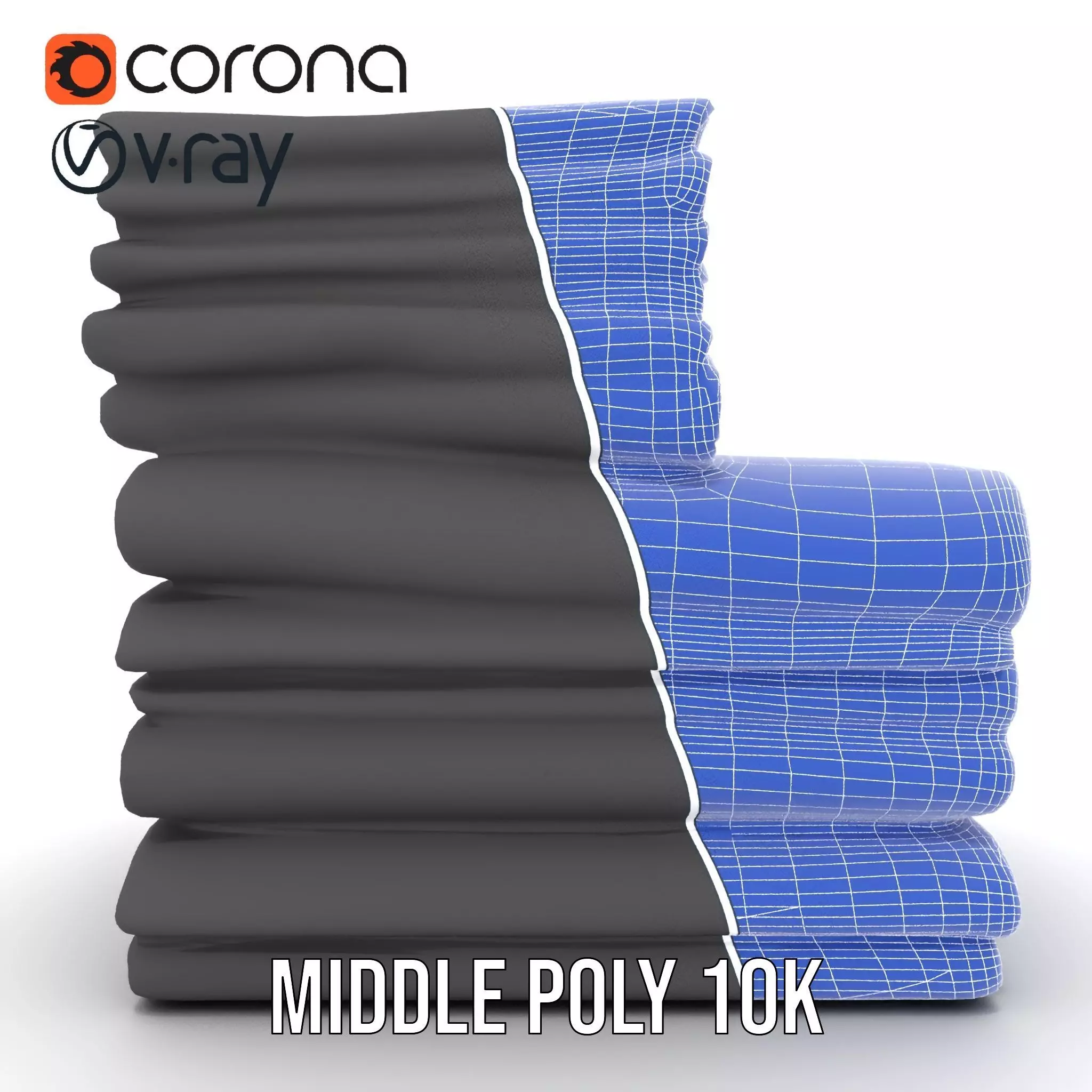 Black Cloth Stack model pack Texture_29