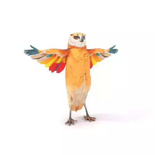Colorful Owl Hybrid model pack