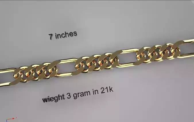 cuban bracete 3 gram 3D print model