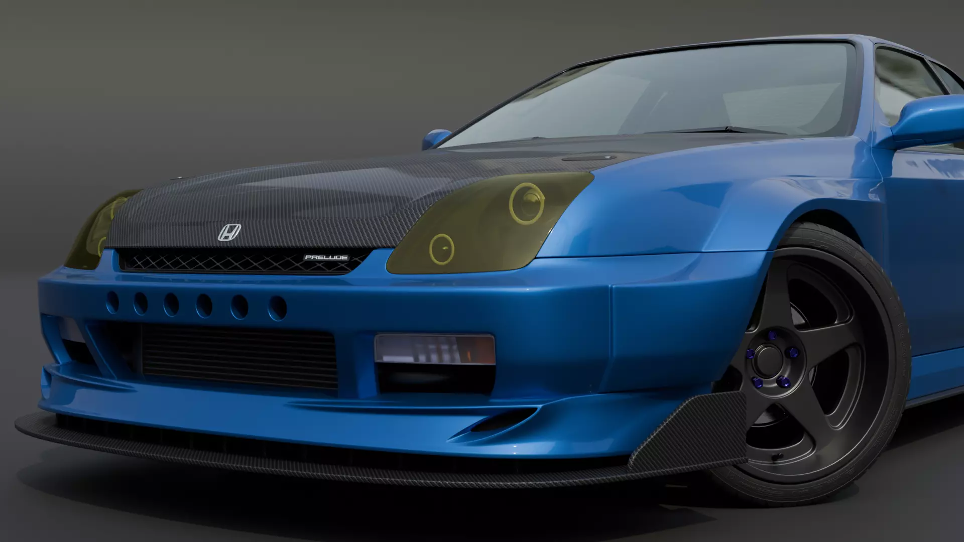 Honda Prelude 5 Type SH Tuned 3D model_9