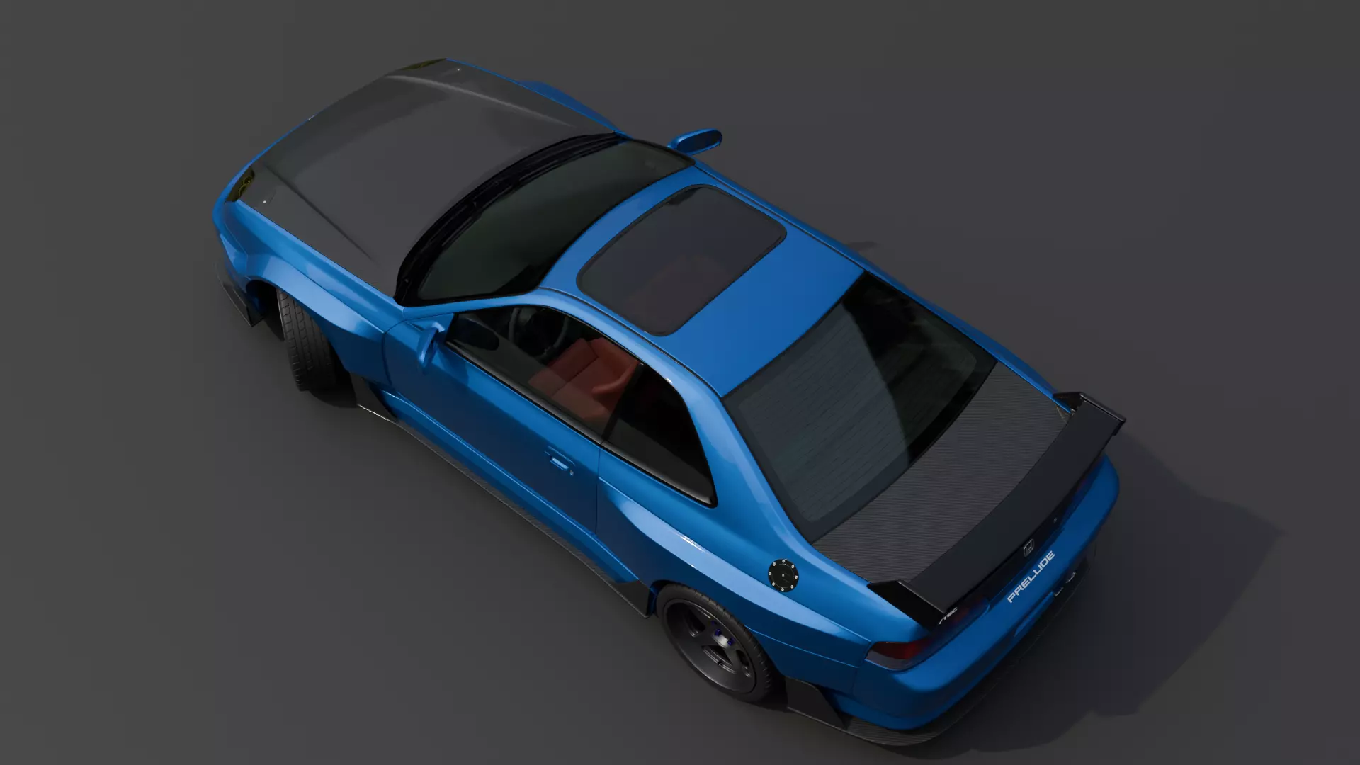 Honda Prelude 5 Type SH Tuned 3D model_6