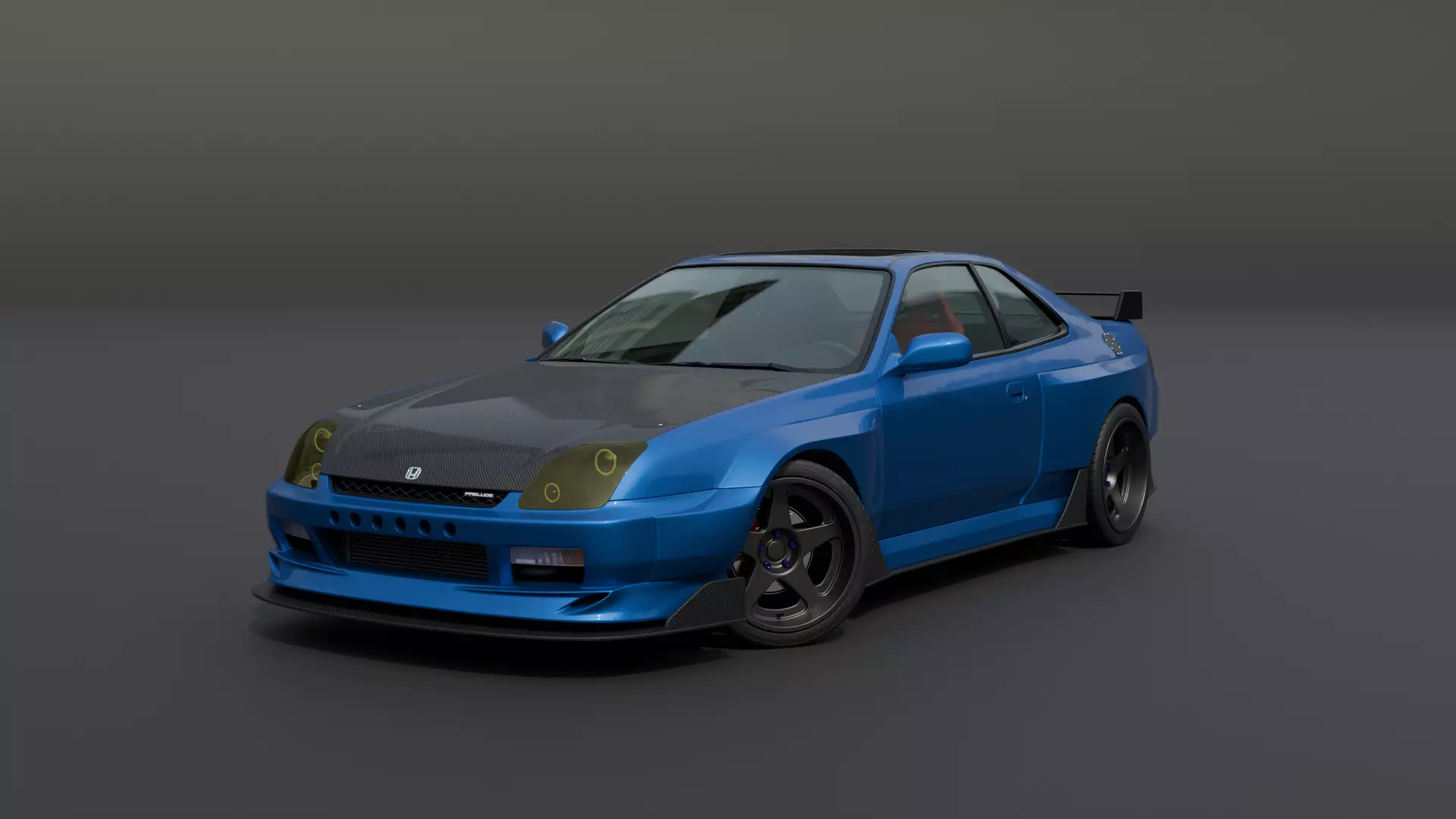 Honda Prelude 5 Type SH Tuned 3D model_0