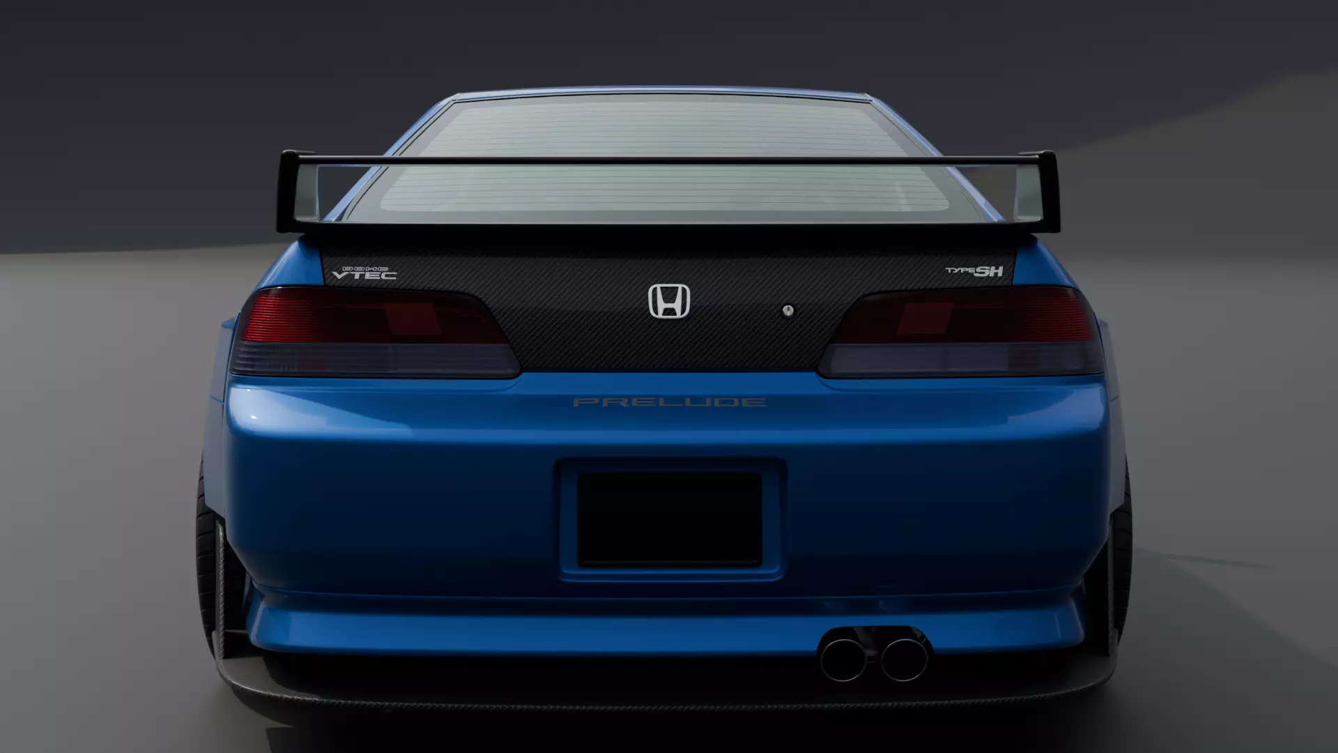 Honda Prelude 5 Type SH Tuned 3D model_8