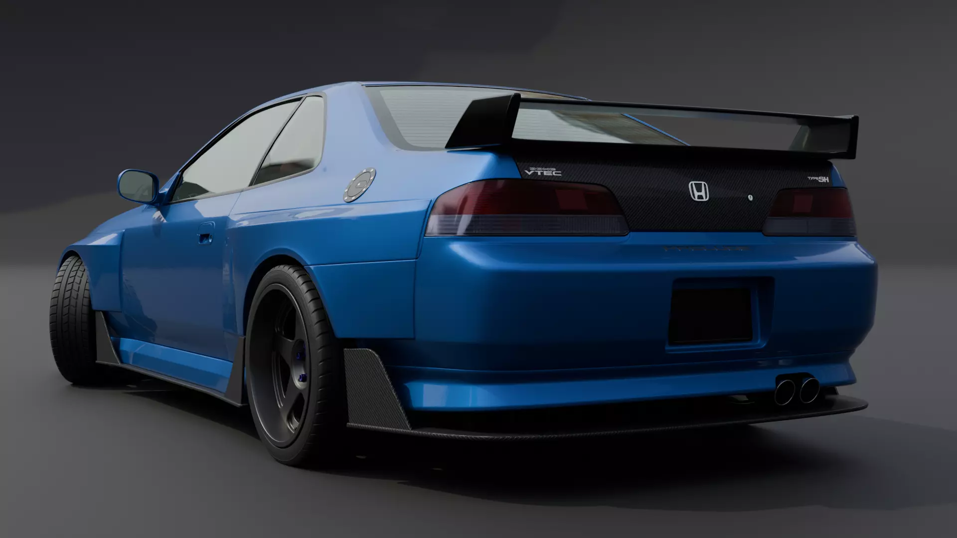 Honda Prelude 5 Type SH Tuned 3D model_7