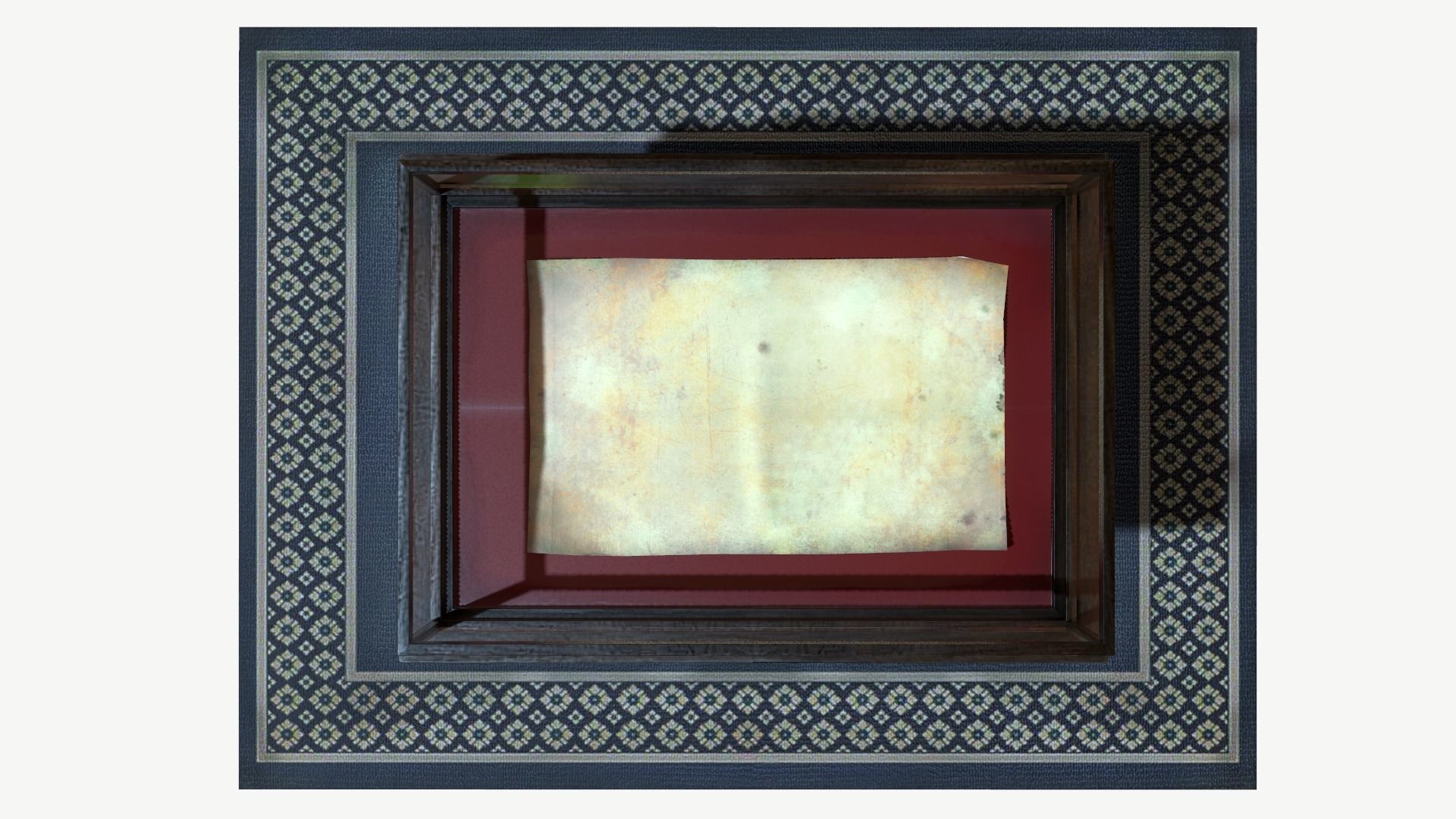 Display Case Low-poly 3D model_9