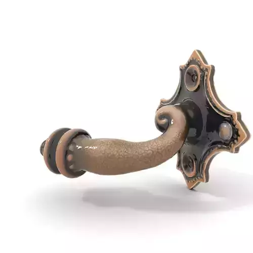 Ornate Bronze Handle model pack Low-poly 3D model Ornate Bronze Handle model pack Low-poly 3D model