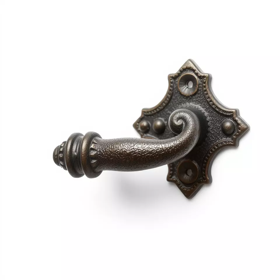 Ornate Bronze Handle model pack Low-poly 3D model_2