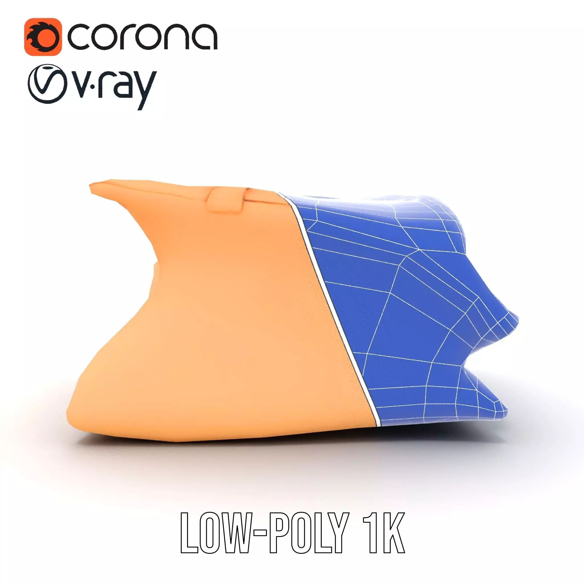 Tan Chino Pants model pack Low-poly 3D model_31